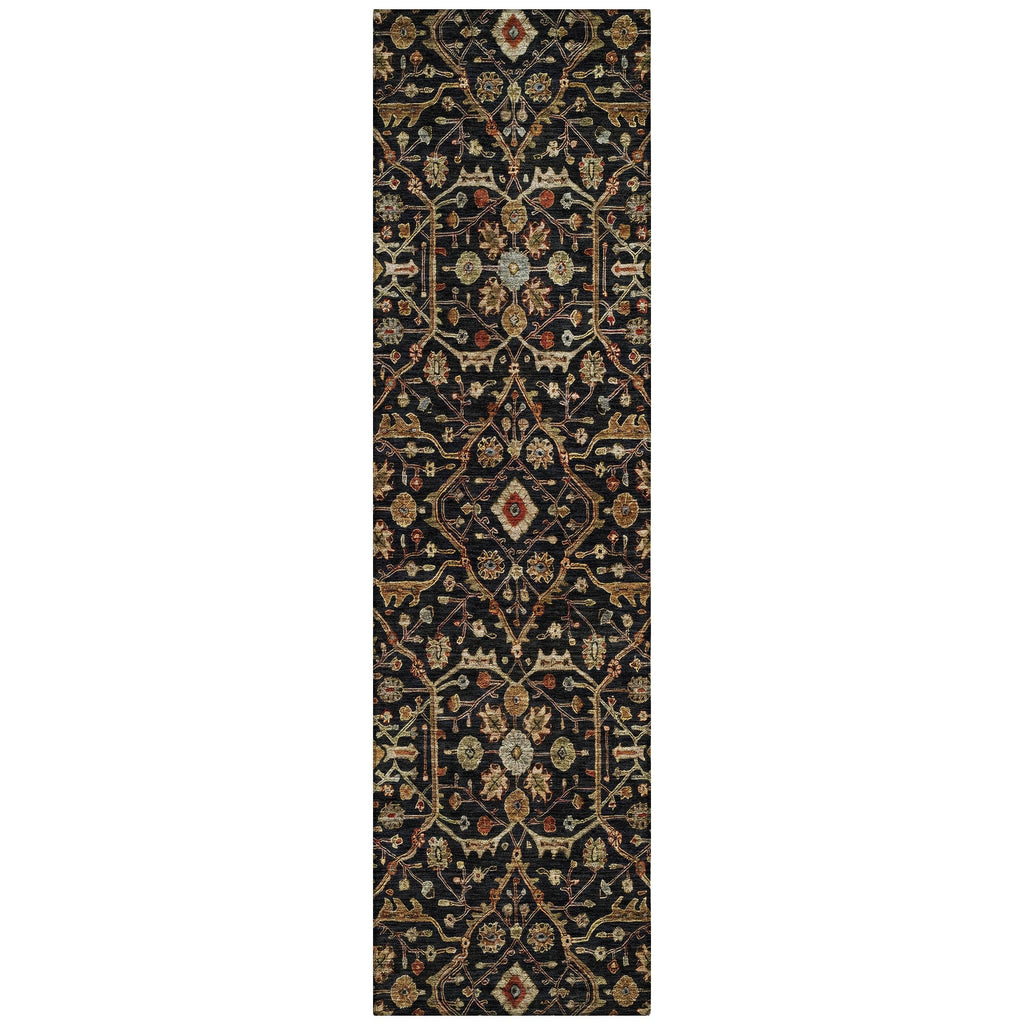 Machine Washable Indoor/ Outdoor Traditional Persian Chantille Rug
