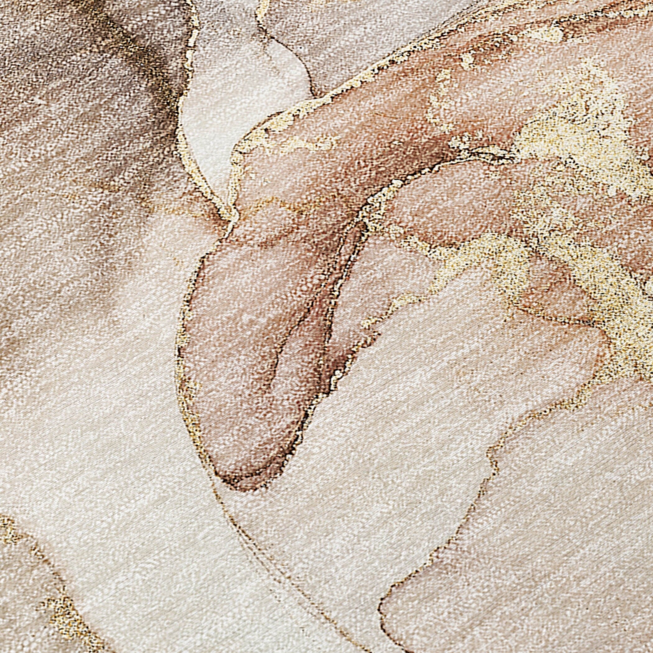 Machine Washable Indoor/ Outdoor Chantille Watercolor Rug