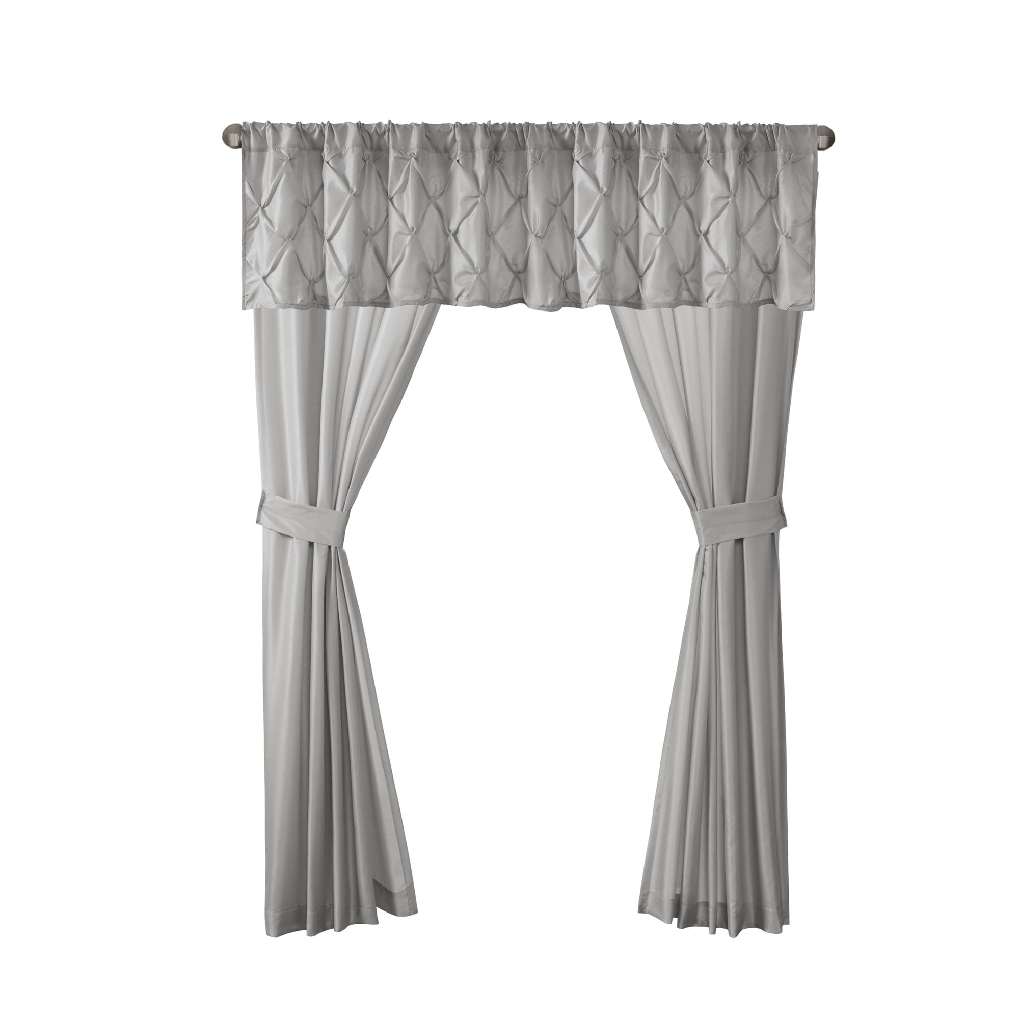 Madison Park Essentials Loretta 24 pièces dans un sac avec panneaux de fenêtre et ensemble de draps