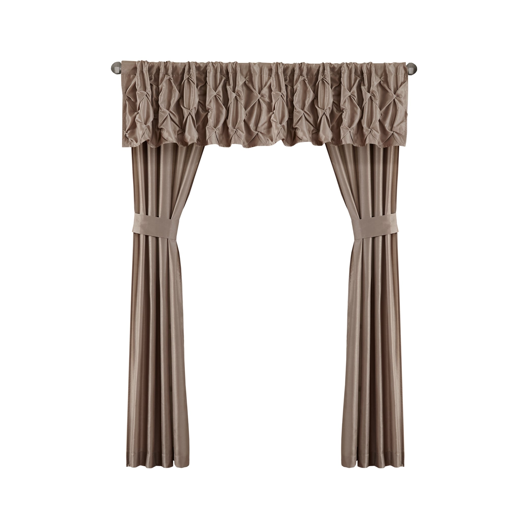 Madison Park Essentials Loretta 24 pièces dans un sac avec panneaux de fenêtre et ensemble de draps