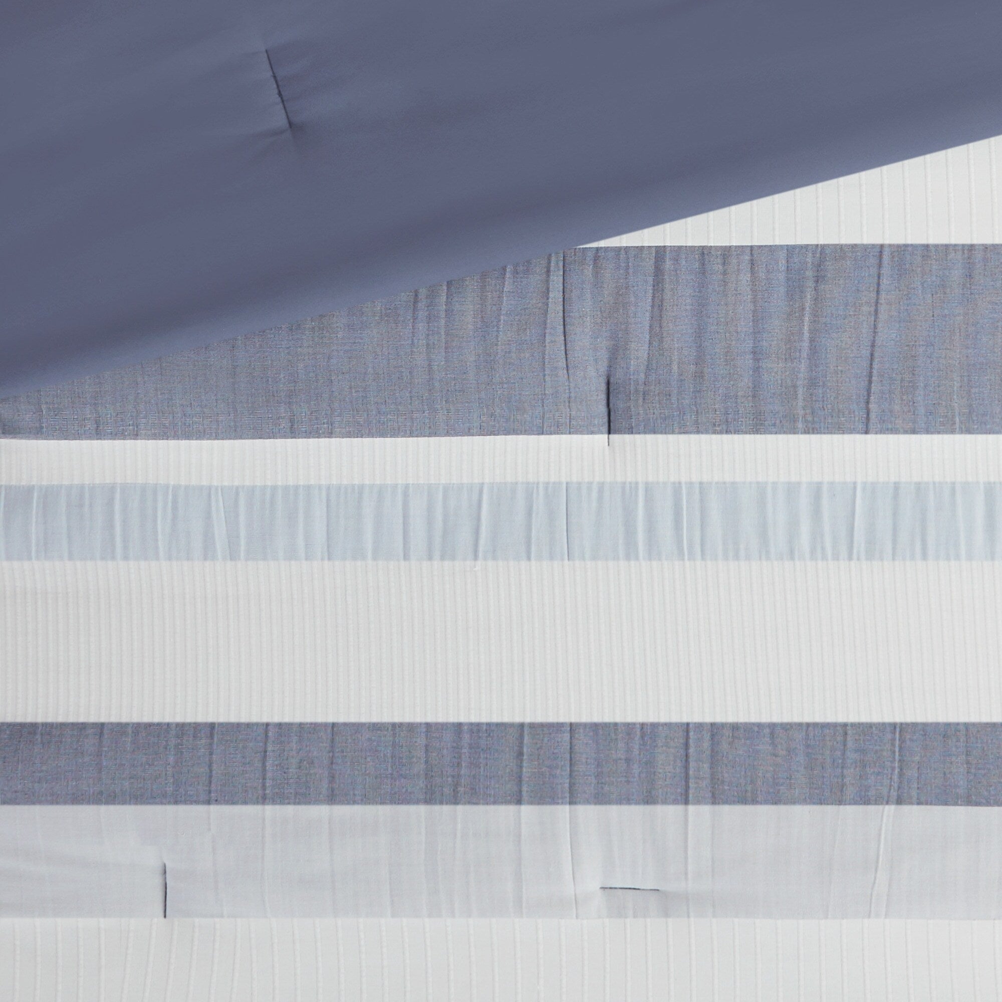 Madison Park Levi Blue/ Natural 5 Piece Jacquard Comforter Set