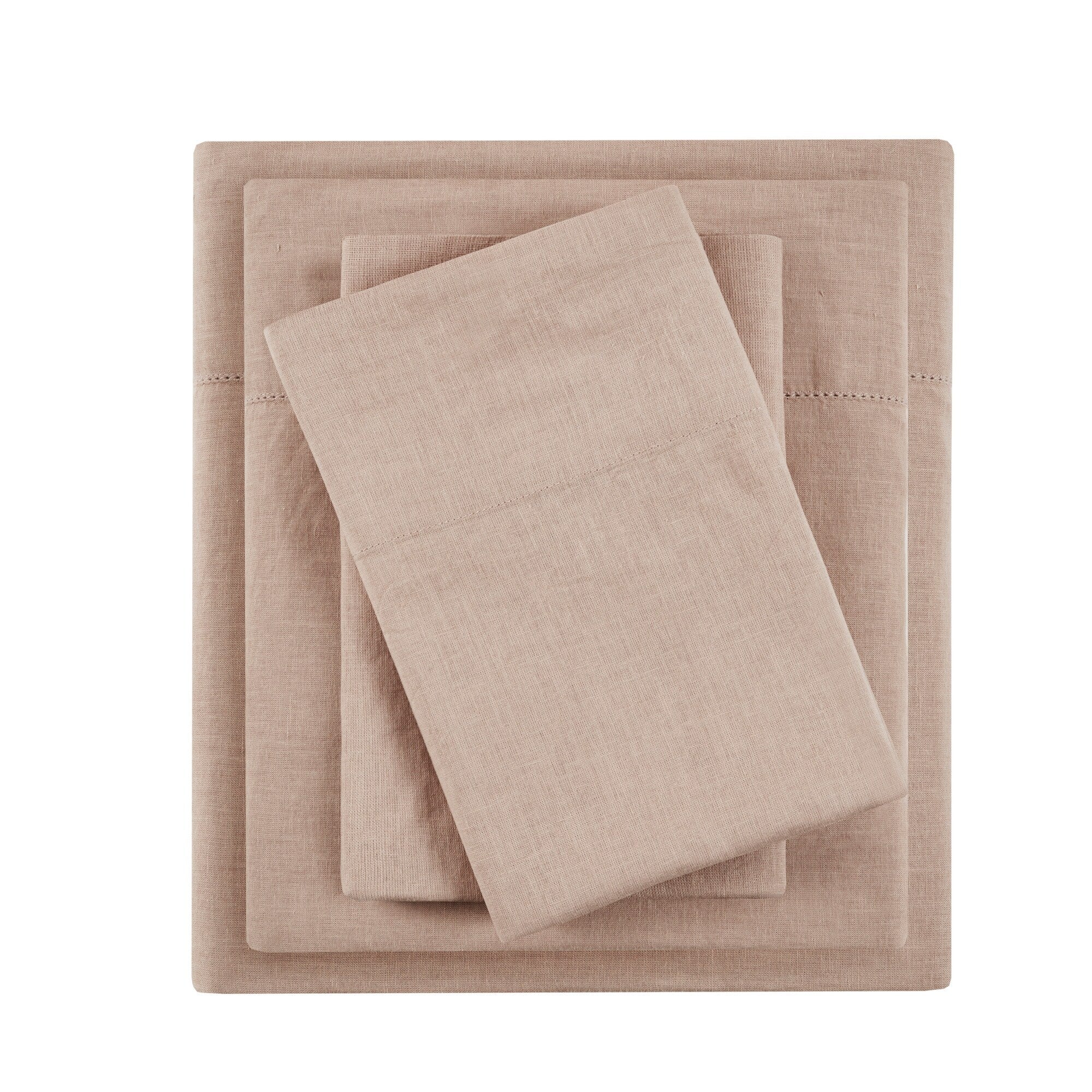 Madison Park Linen Blend 4PC Sheet Set
