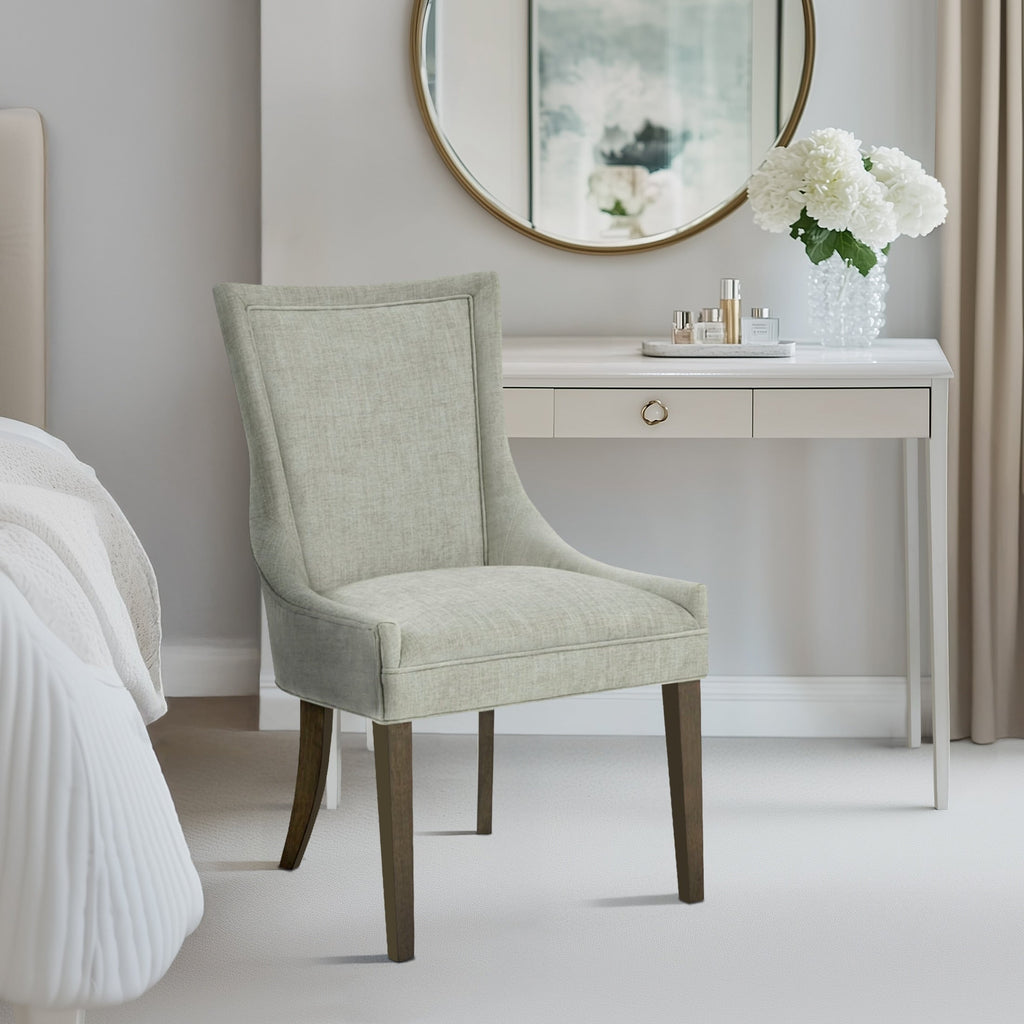 Chaises de salle à manger rembourrées Madison Park Signature Ultra avec pieds en bois (lot de 2) - N/A