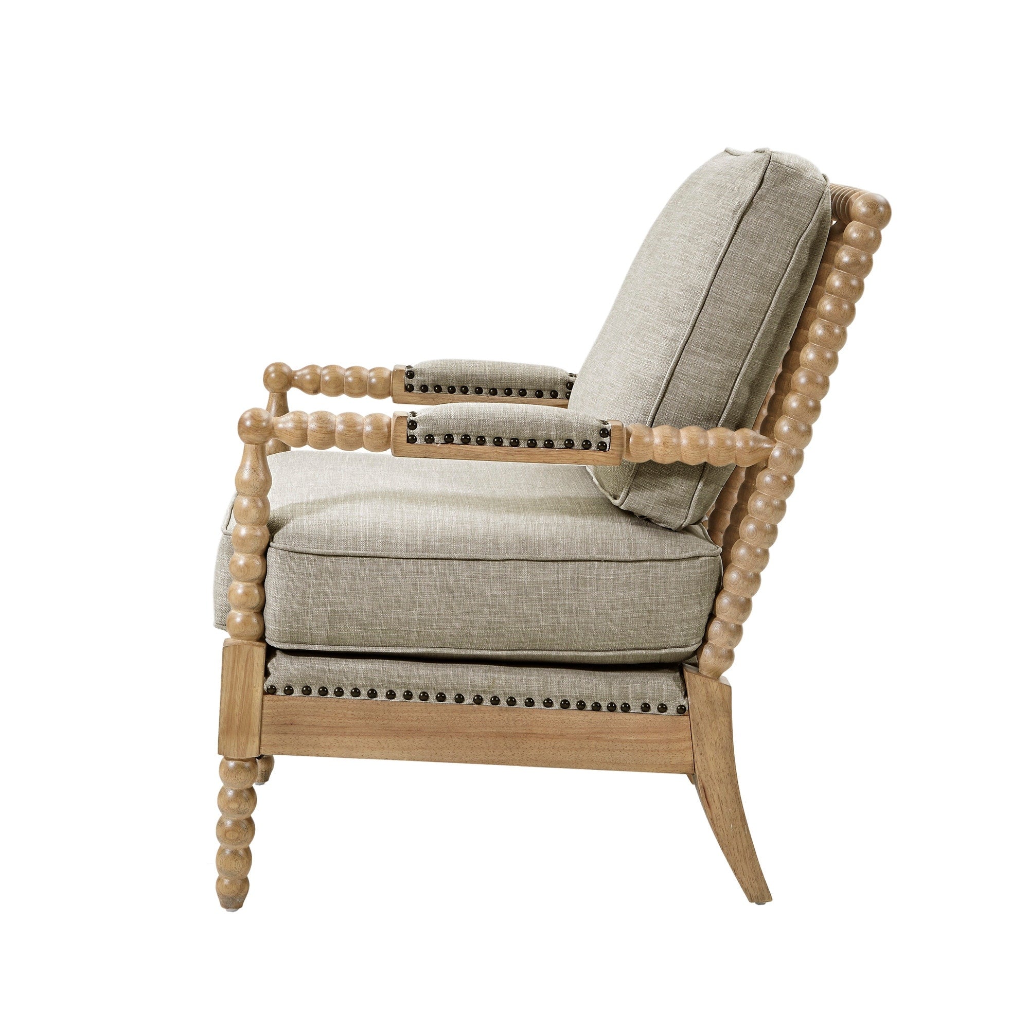 Fauteuil à cadre en bois tourné Madison Park Donohue