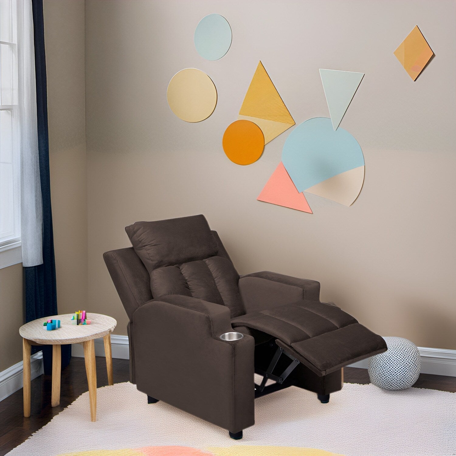 Magic Seats for Superheroes  Princesses, Super Deluxe Kids Recliner with Footrest, Headrest, 2 Cup Holders