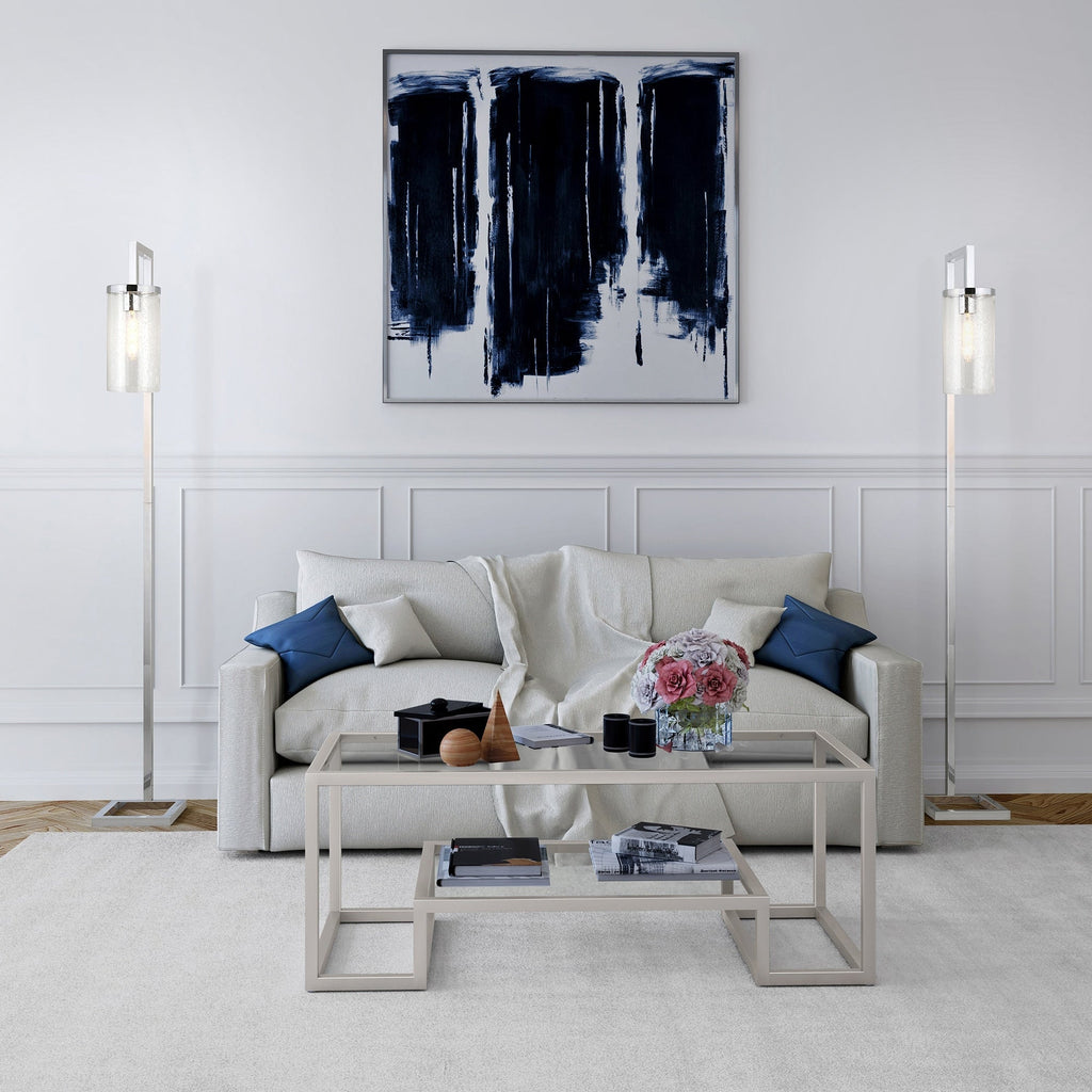 Malva 67.75 Tall Floor Lamp with Glass Shade - 11 Wide