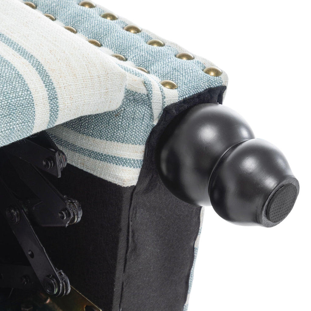 Fauteuils inclinables manuels avec garniture cloutée