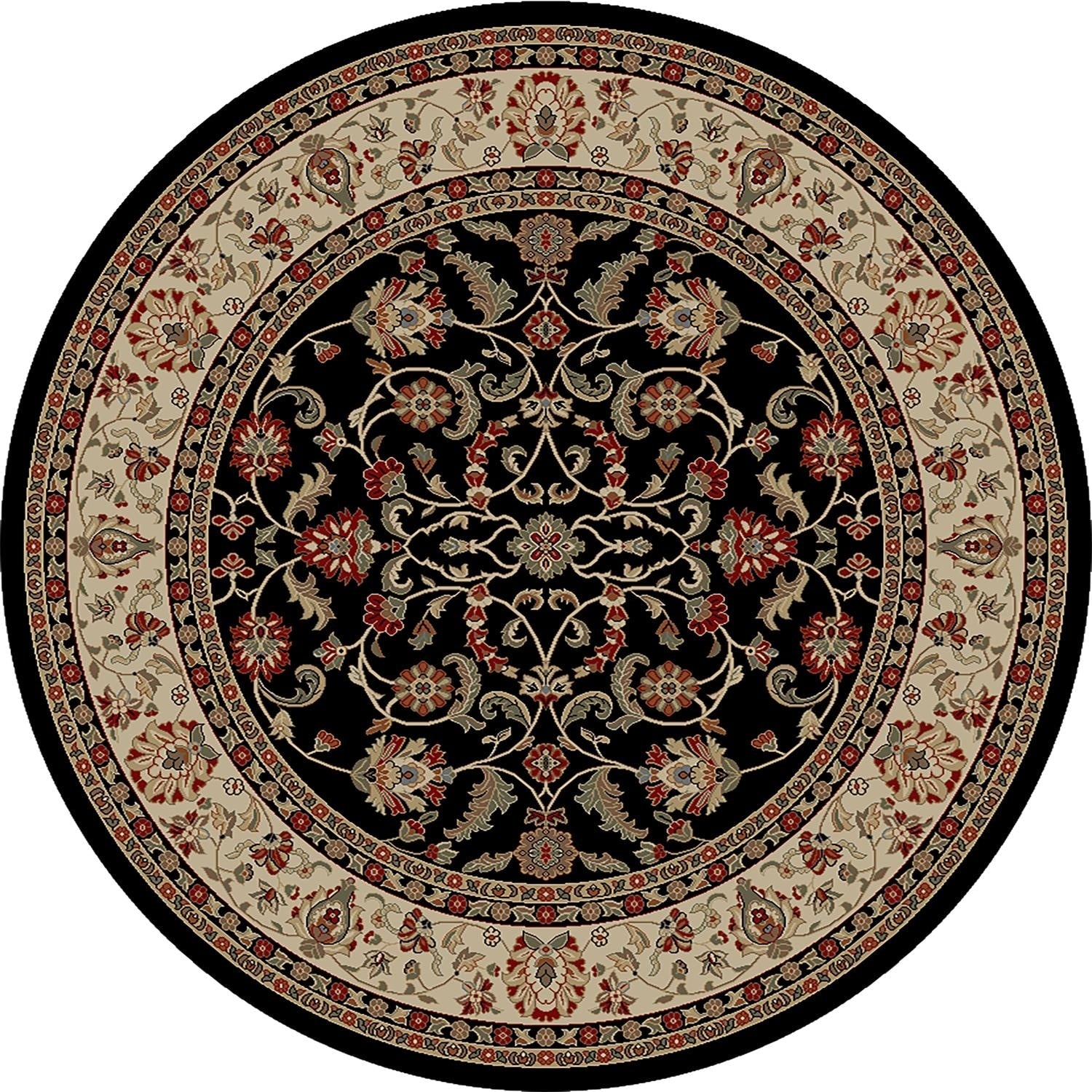 Tapis de sol Keshan classique oriental Mayberry Hometown