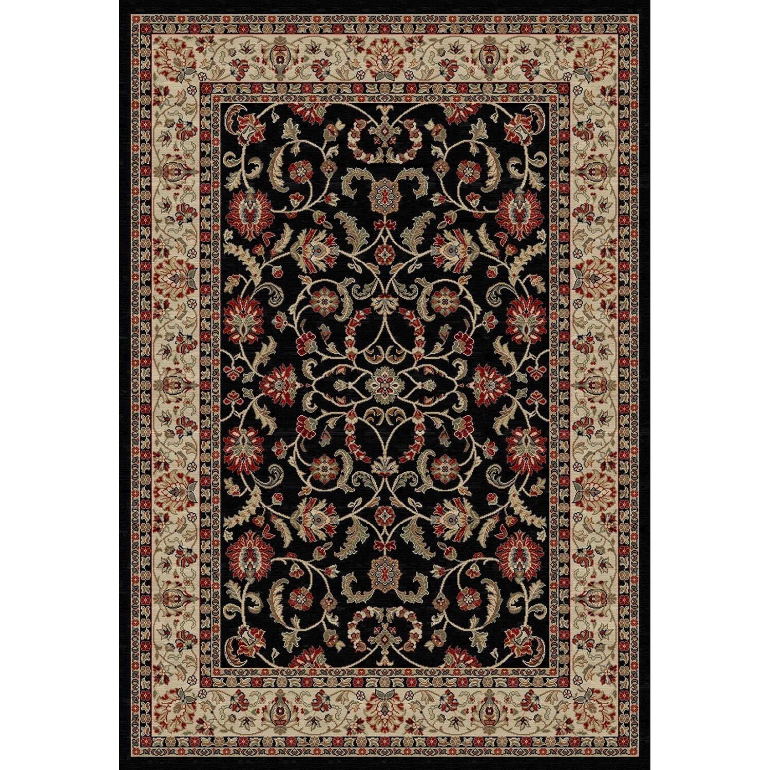 Tapis de sol Keshan classique oriental Mayberry Hometown