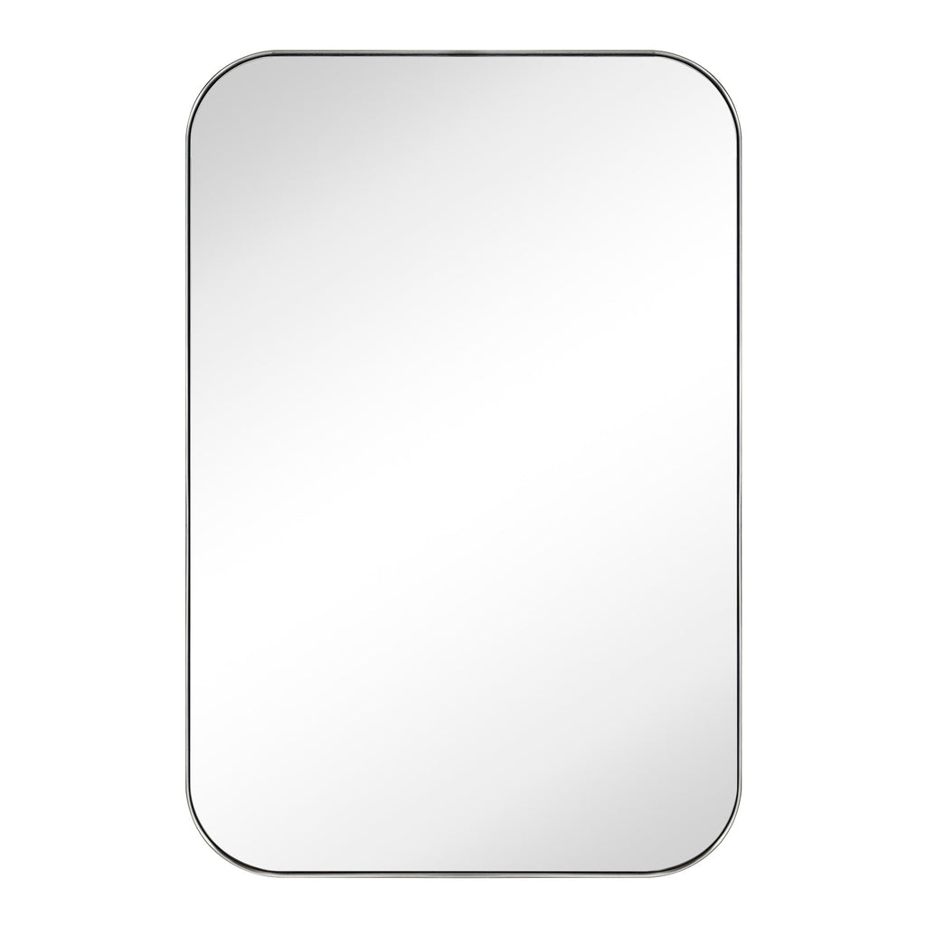 TEHOME Mid-Century Modern Chic Metal Rounded Wall Mirrors