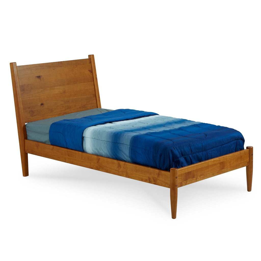 Lit à panneaux du milieu du siècle