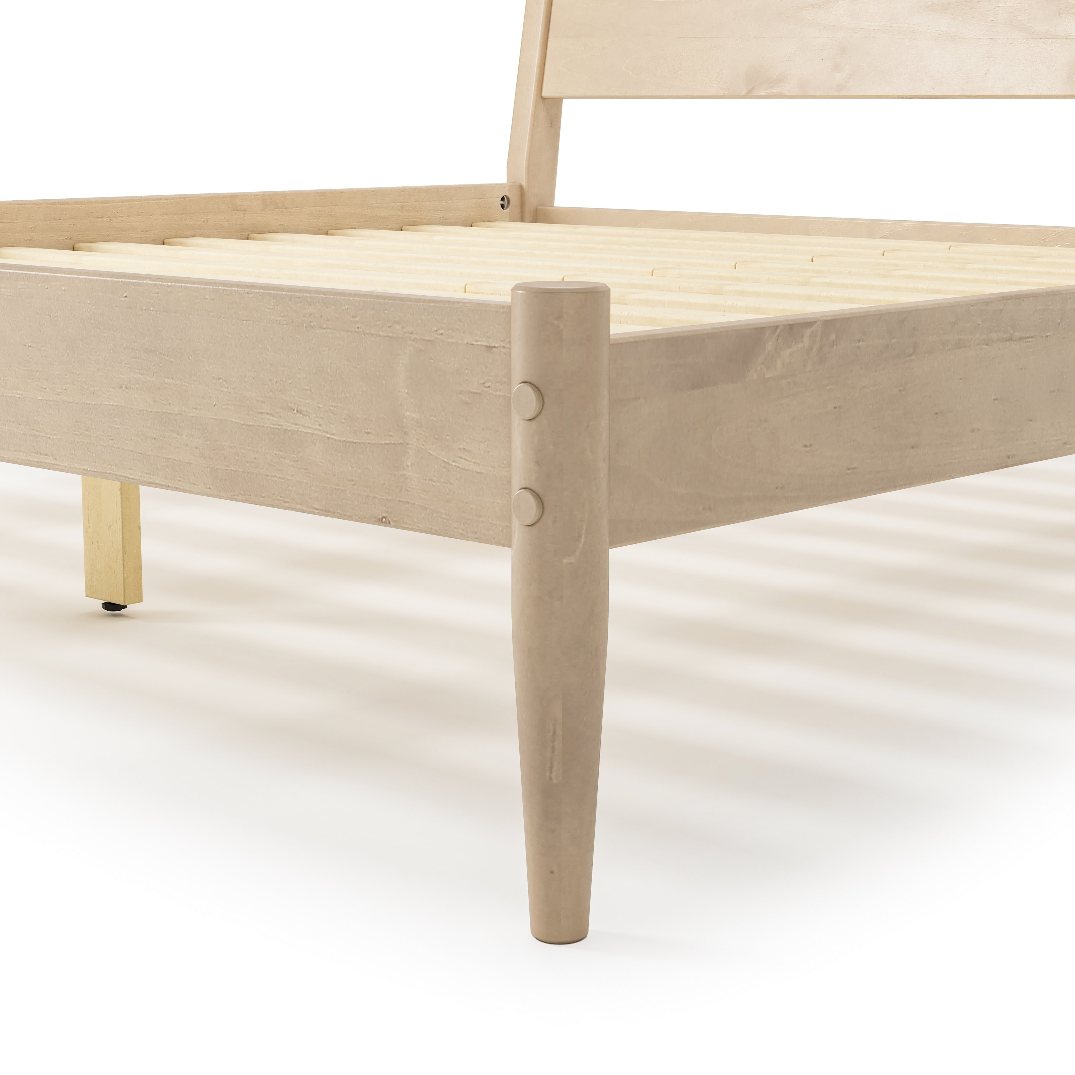 Lit à panneaux du milieu du siècle