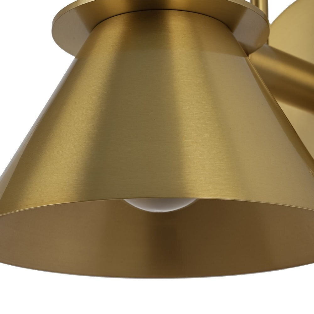 Mid-century Modern 1-Light Cone Wall Sconce - 7in Bedroom Light