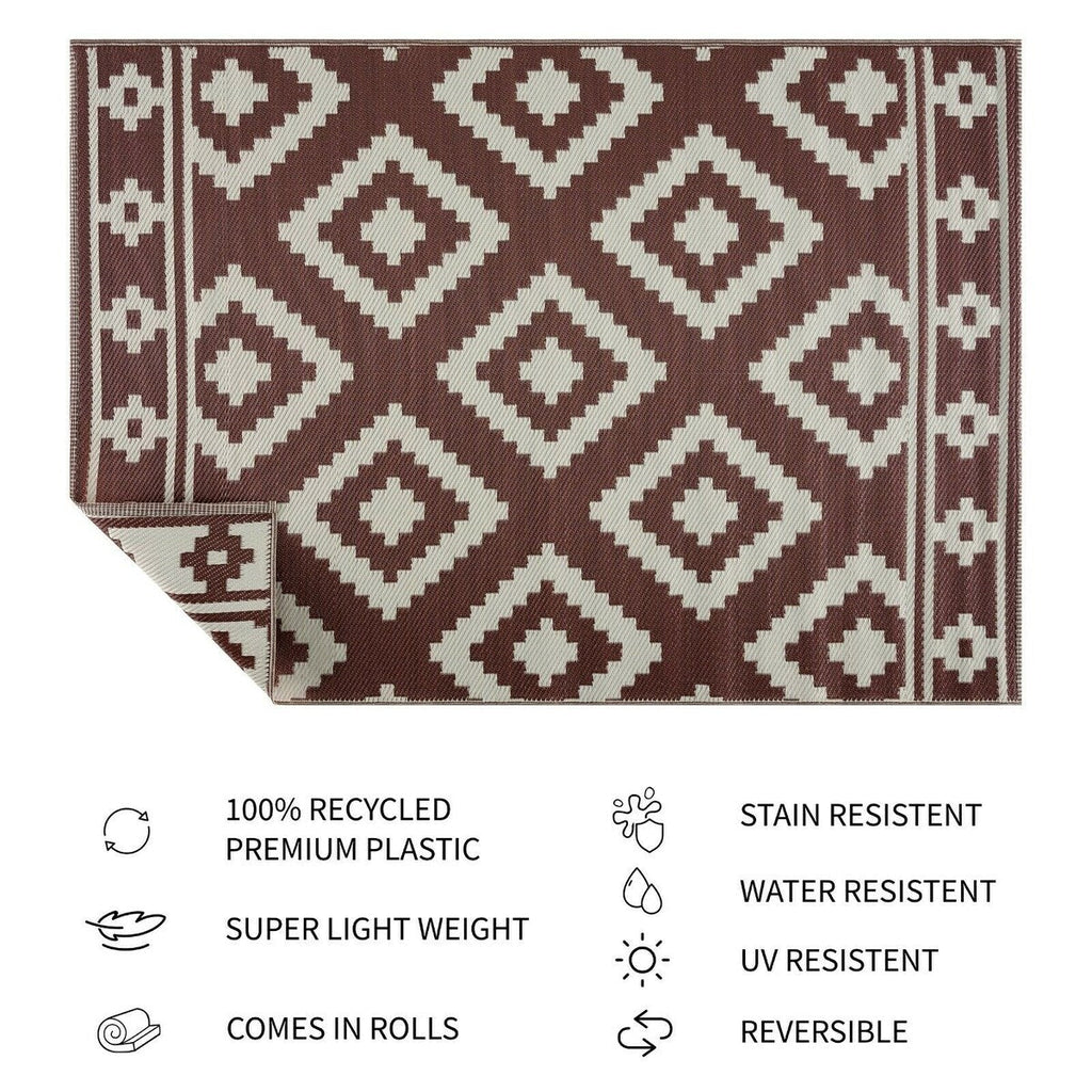 Milan Design 100% Eco-friendly Lightweight Plastic Outdoor Mat/Rug