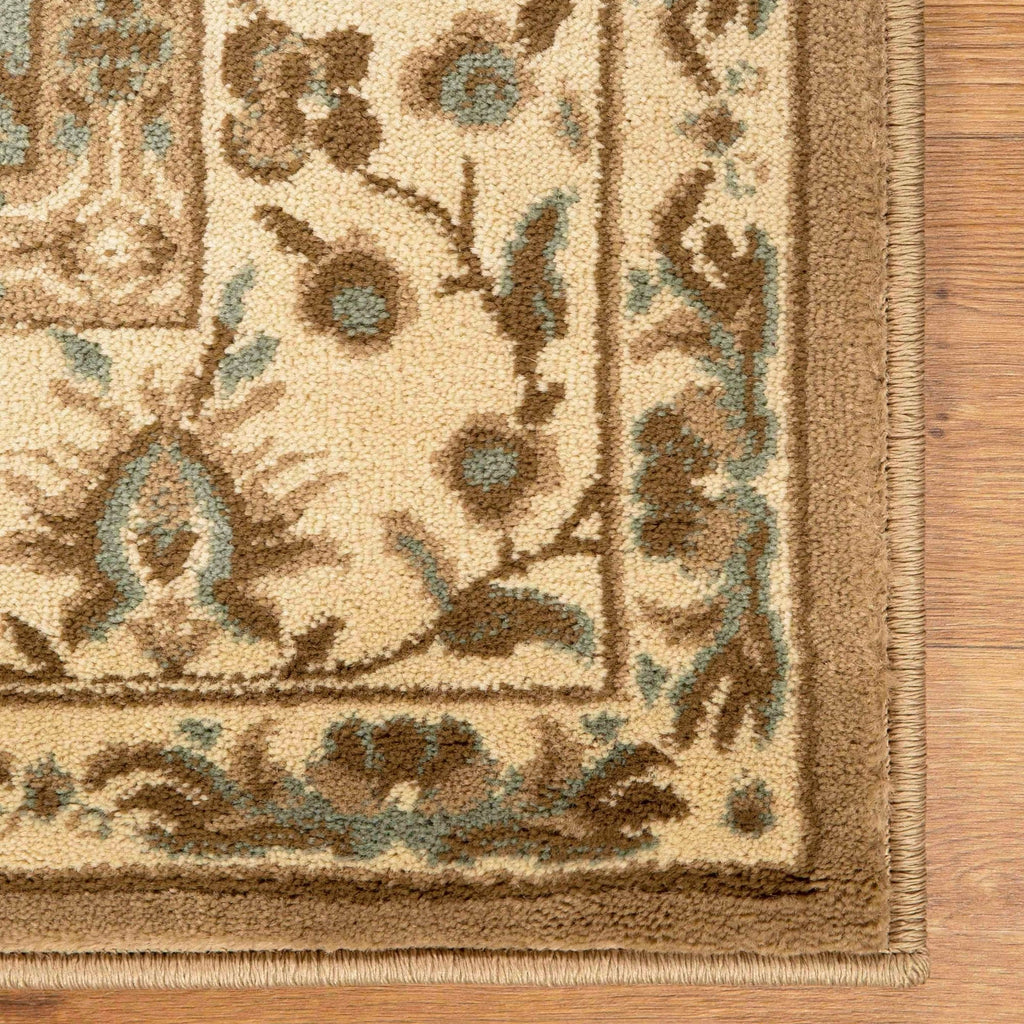 Superior Palmyra Traditional Floral Medallion Indoor Runner or Area Rug