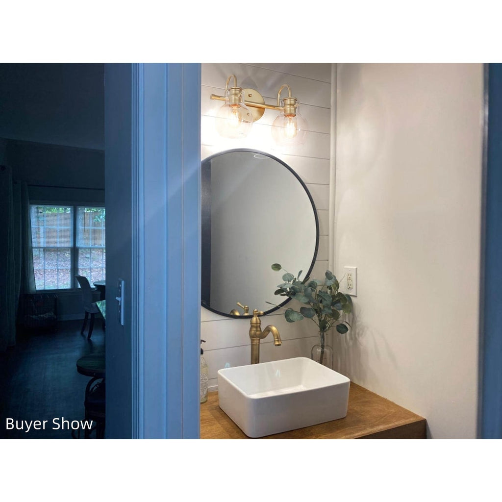 Modern 2/3/4/5-Light Bathroom Vanity Light Globe Glass Wall Sconce Minimalist Design