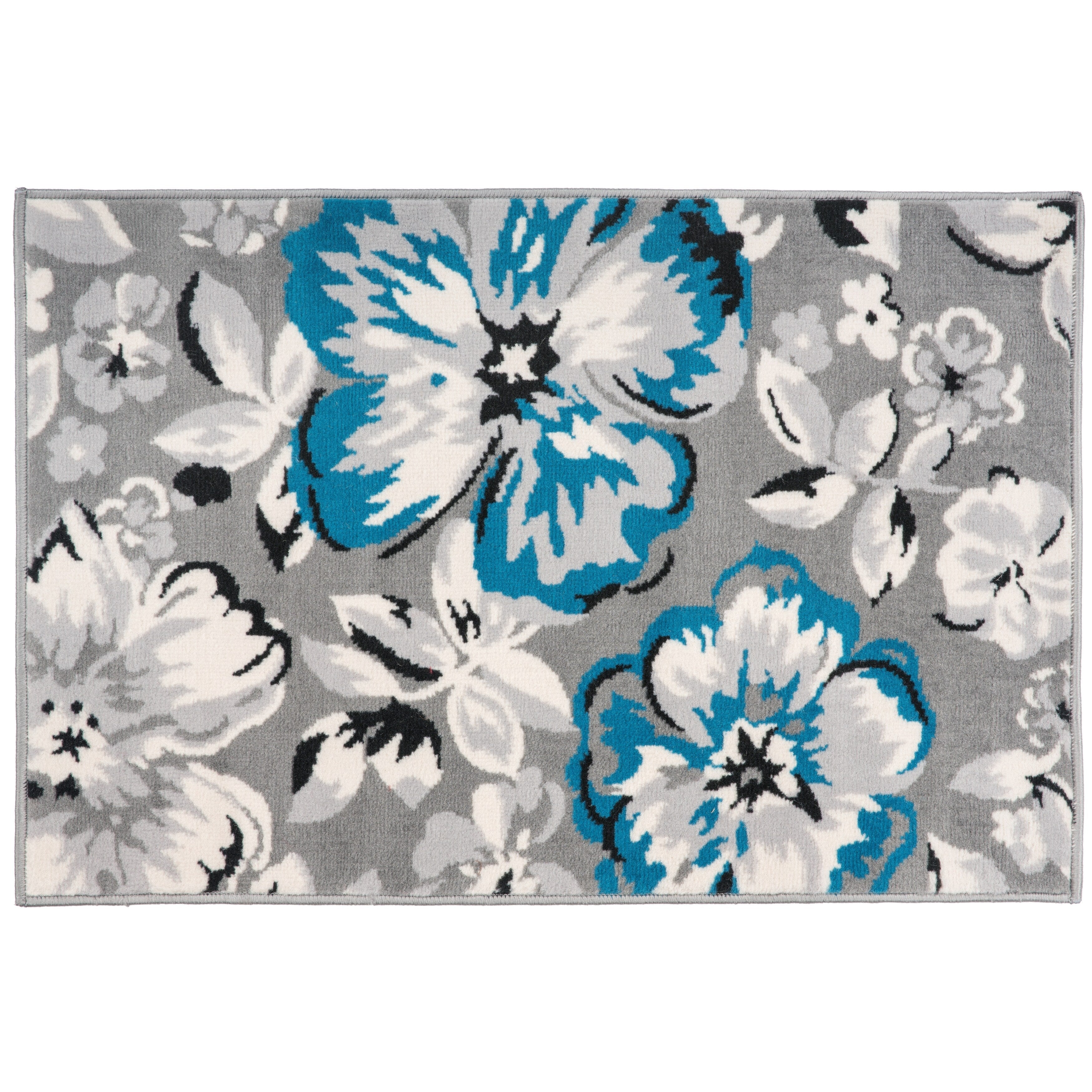 World Rug Gallery Modern Floral Design Area Rug