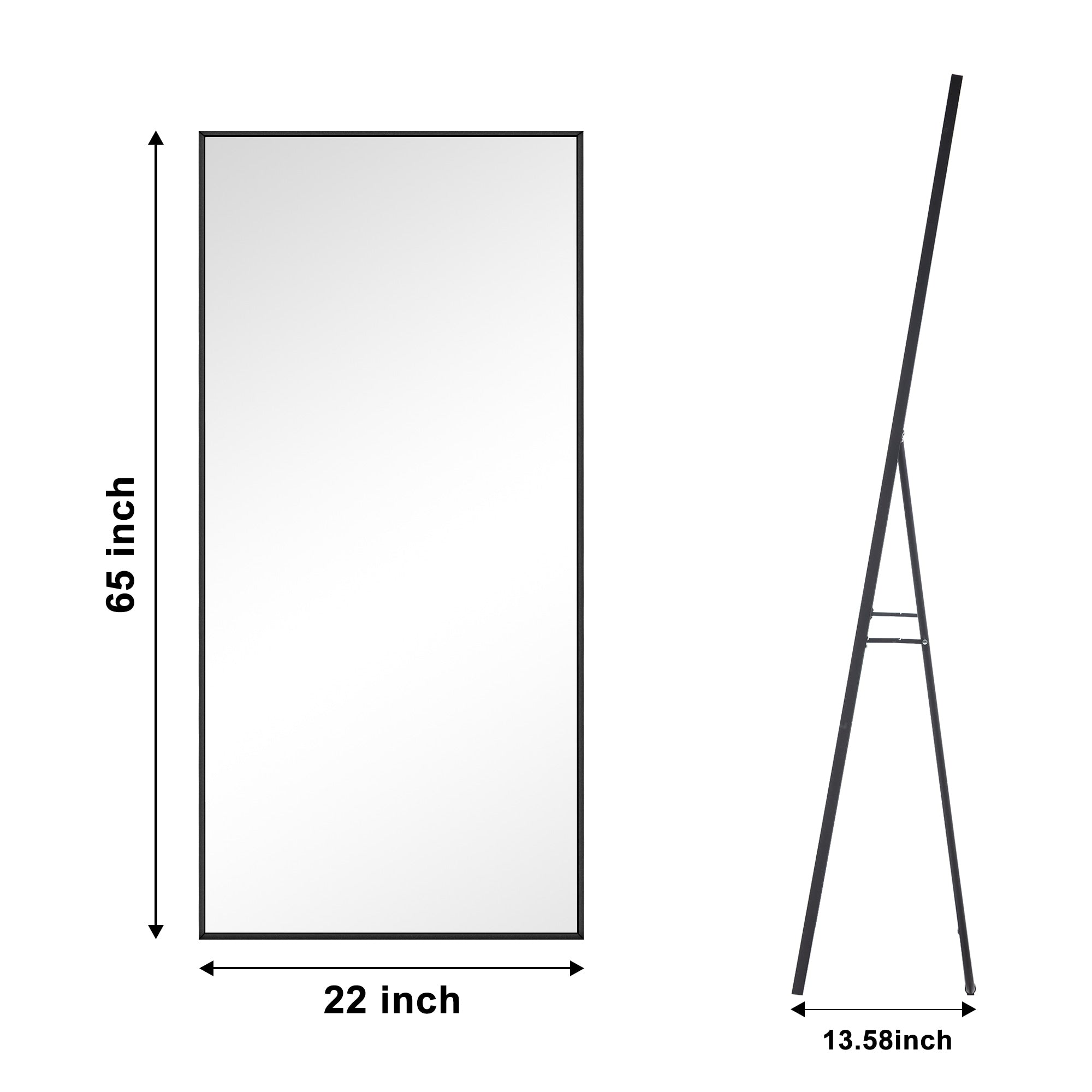 Modern Full Length Floor Mirror Freestanding Mirror