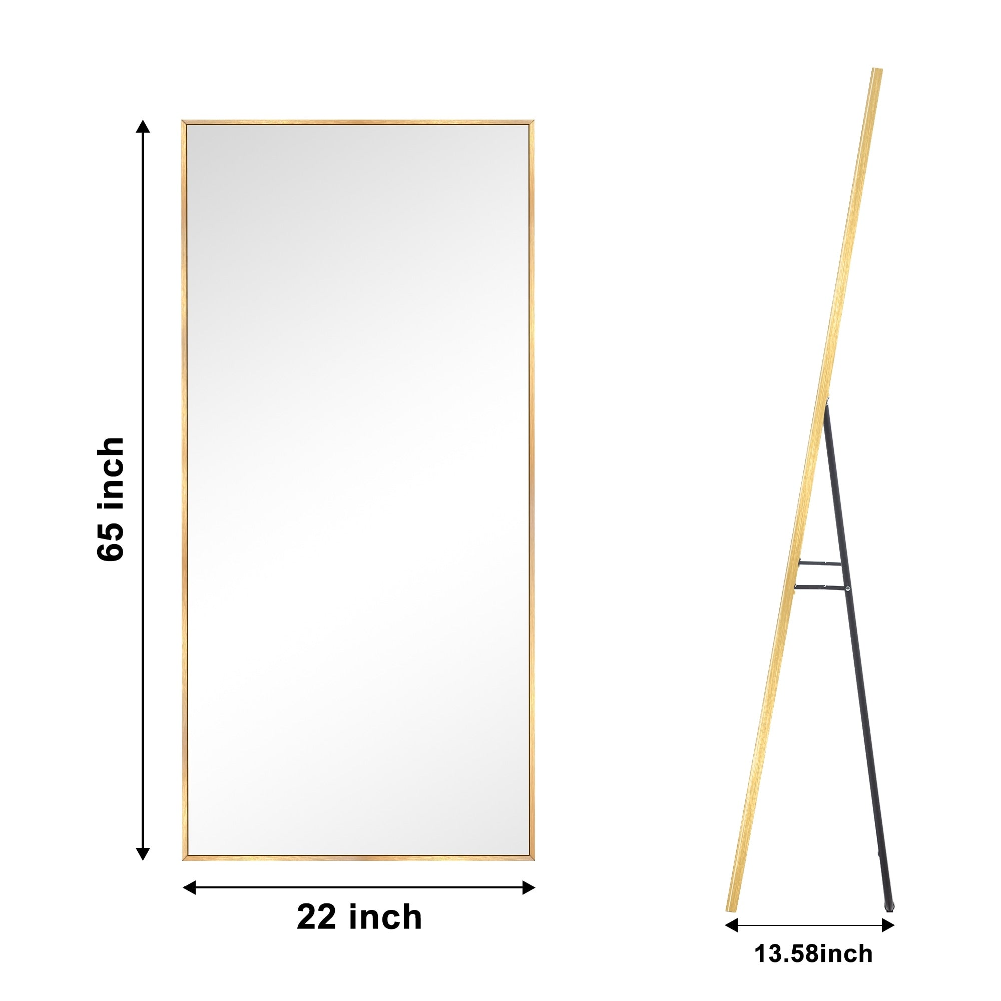 Modern Full Length Floor Mirror Freestanding Mirror