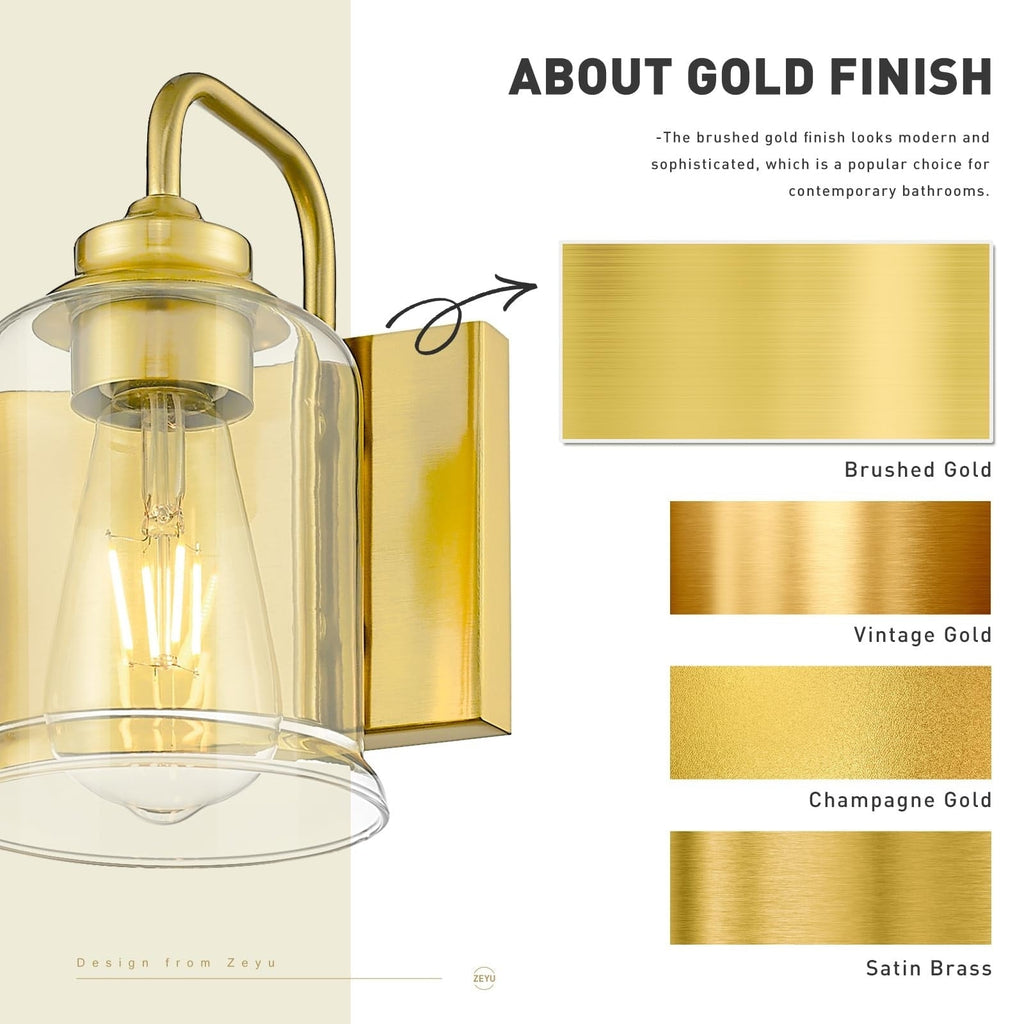 3/4/5/6-Light Modern Vanity Lights Over Mirror for Bathroom