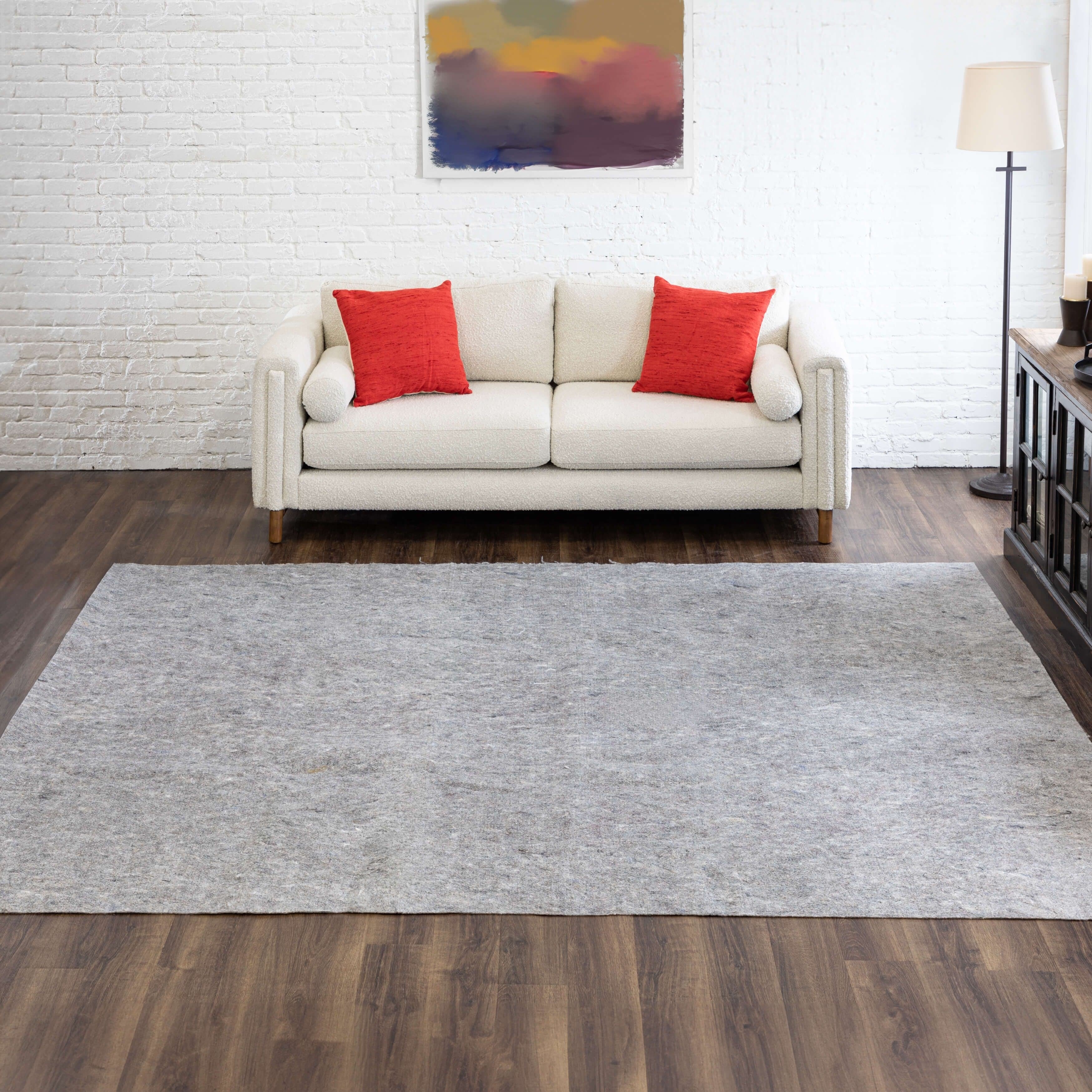 Tapis de sol Mohawk Home adapté aux animaux de compagnie, anti-taches, réversible et antidérapant - Gris