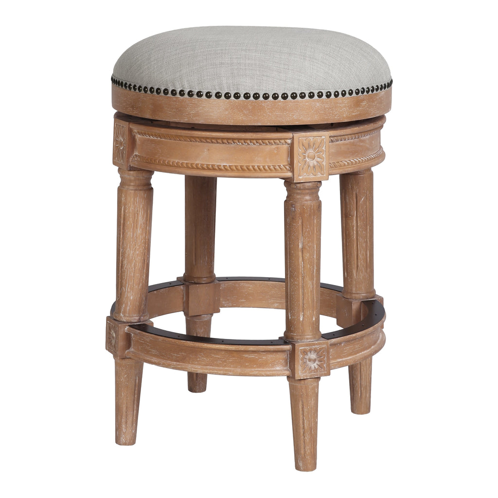 Tabouret de bar pivotant sans dossier Chapman 26 pouces de New Ridge Home Goods - Hauteur comptoir
