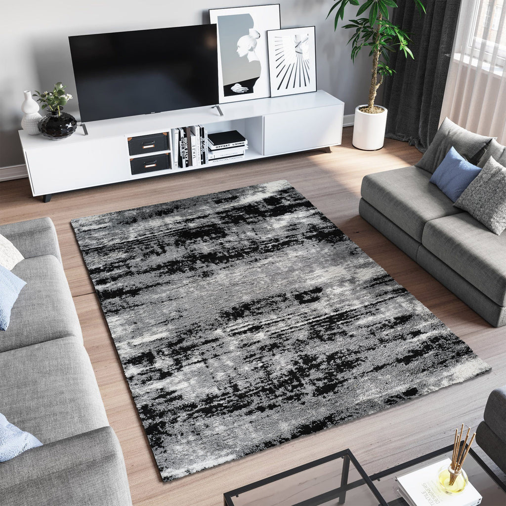 Noori Rug Lux Madison Tapis à poils longs abstrait 5,1 cm