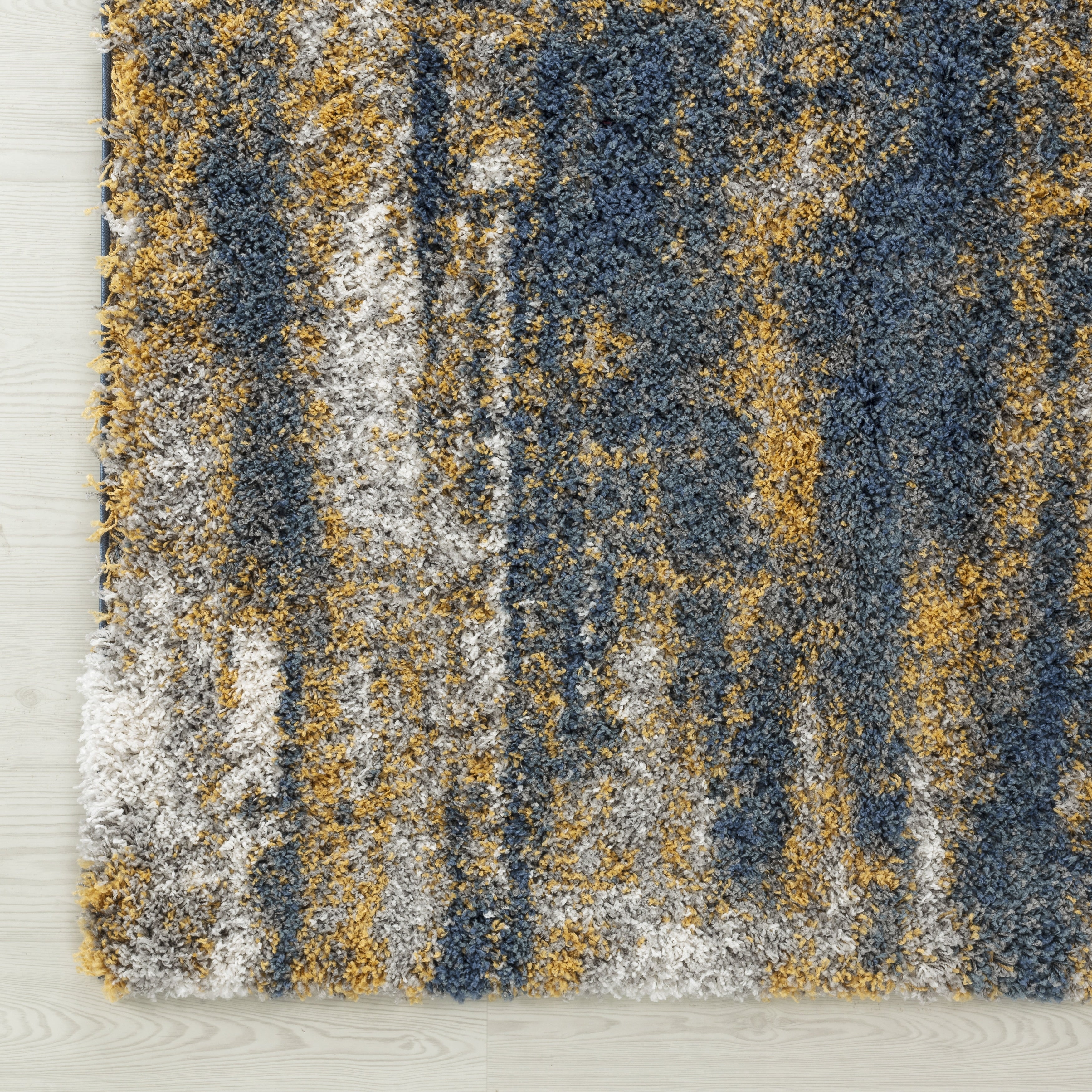 Noori Rug Lux Madison Tapis à poils longs abstrait 5,1 cm