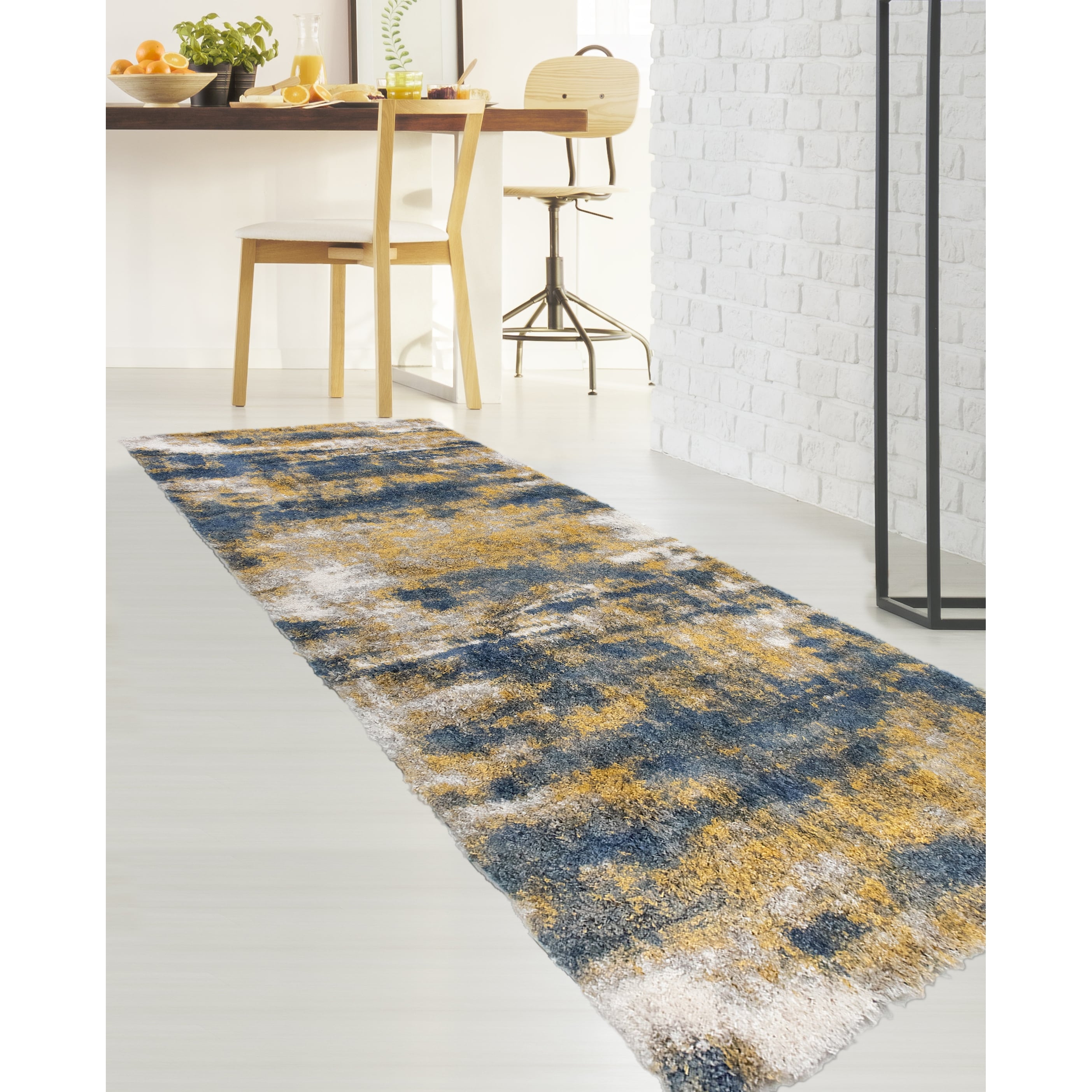 Noori Rug Lux Madison Tapis à poils longs abstrait 5,1 cm