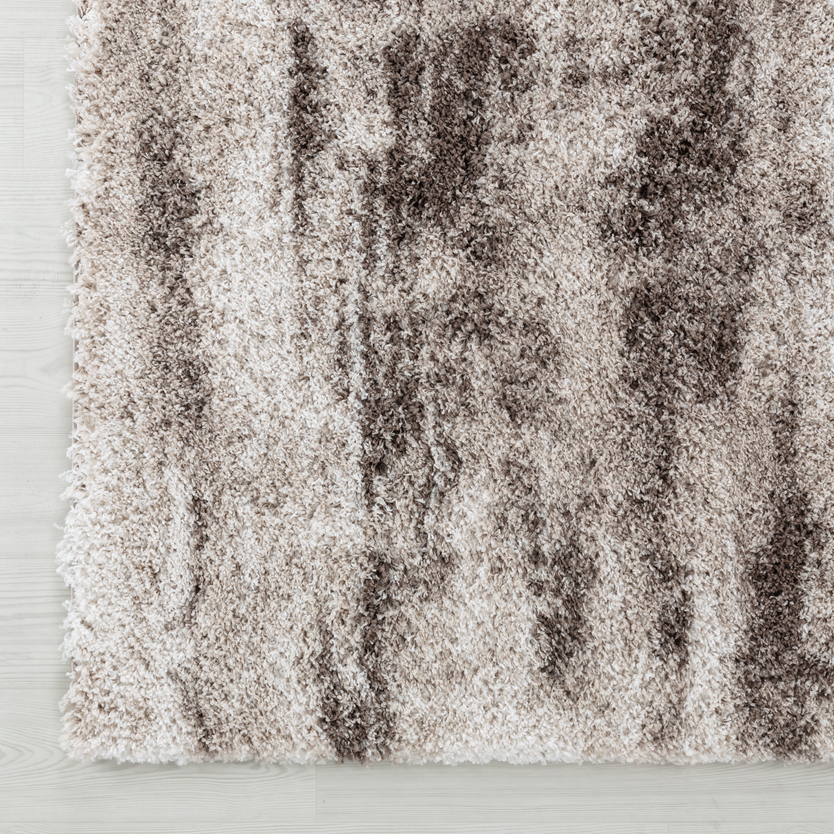 Noori Rug Lux Madison Tapis à poils longs abstrait 5,1 cm