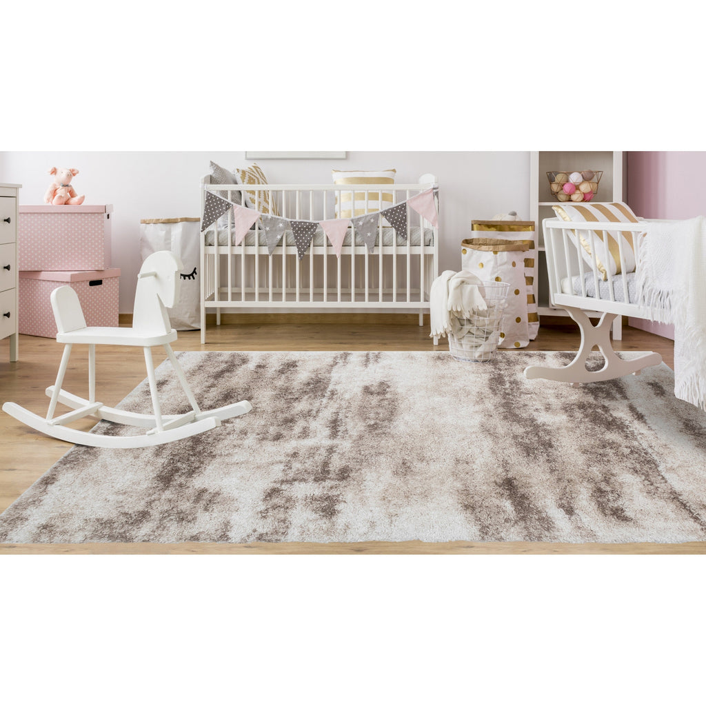 Noori Rug Lux Madison Tapis à poils longs abstrait 5,1 cm