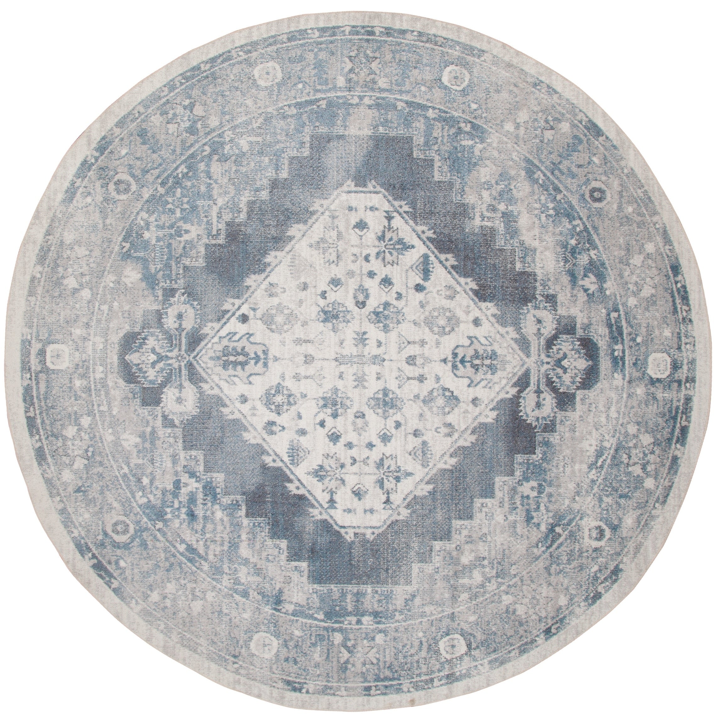 Tapis persan vieilli Nourison Abby, lavable en machine, pour intérieur uniquement.