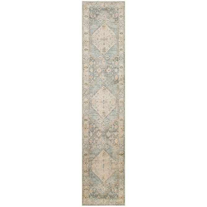 Tapis persan vieilli Nourison Abby, lavable en machine, pour intérieur uniquement.
