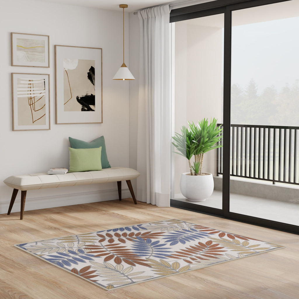 Nourison Alice Indoor/Outdoor Floral Area Rug