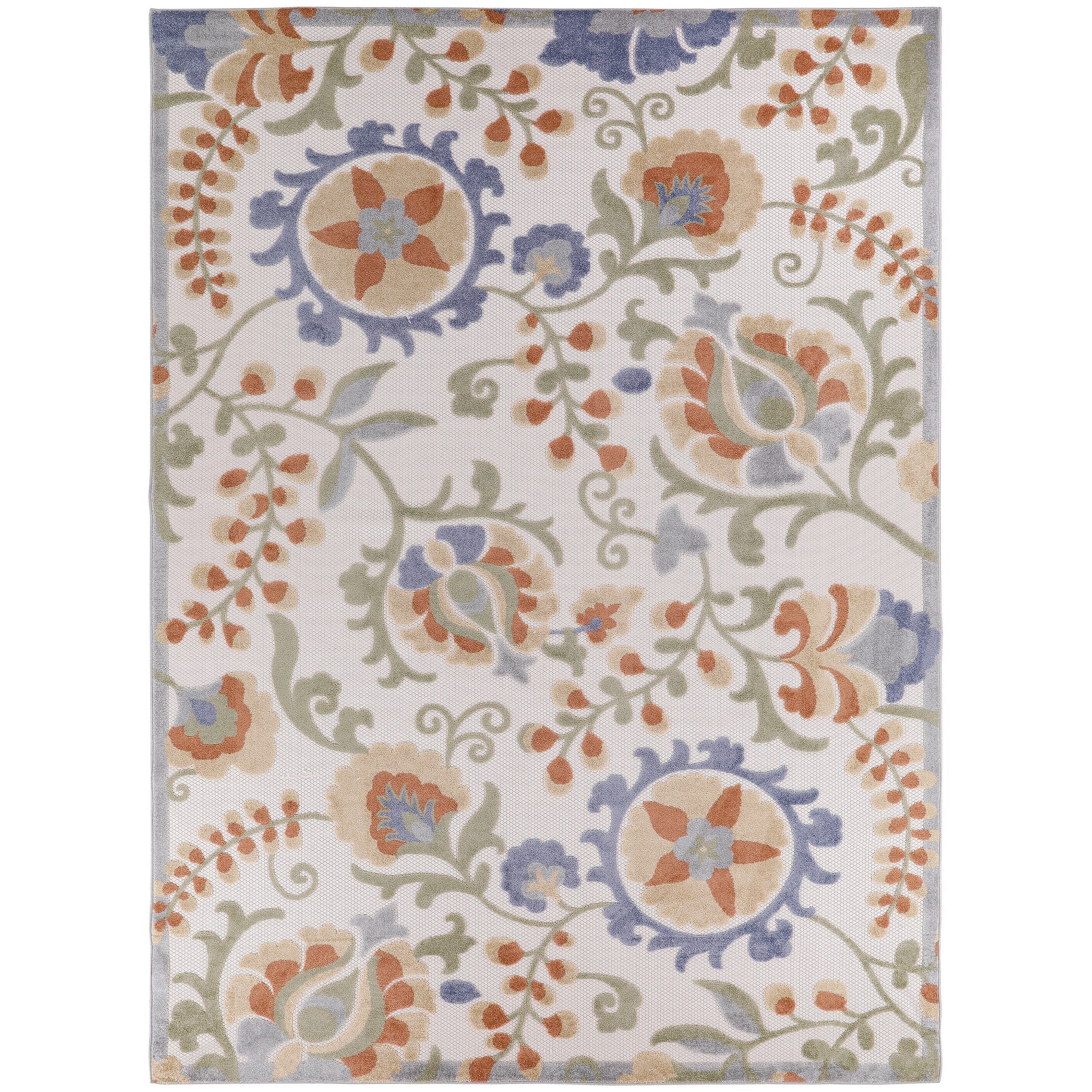 Nourison Alice Indoor/Outdoor Floral Area Rug