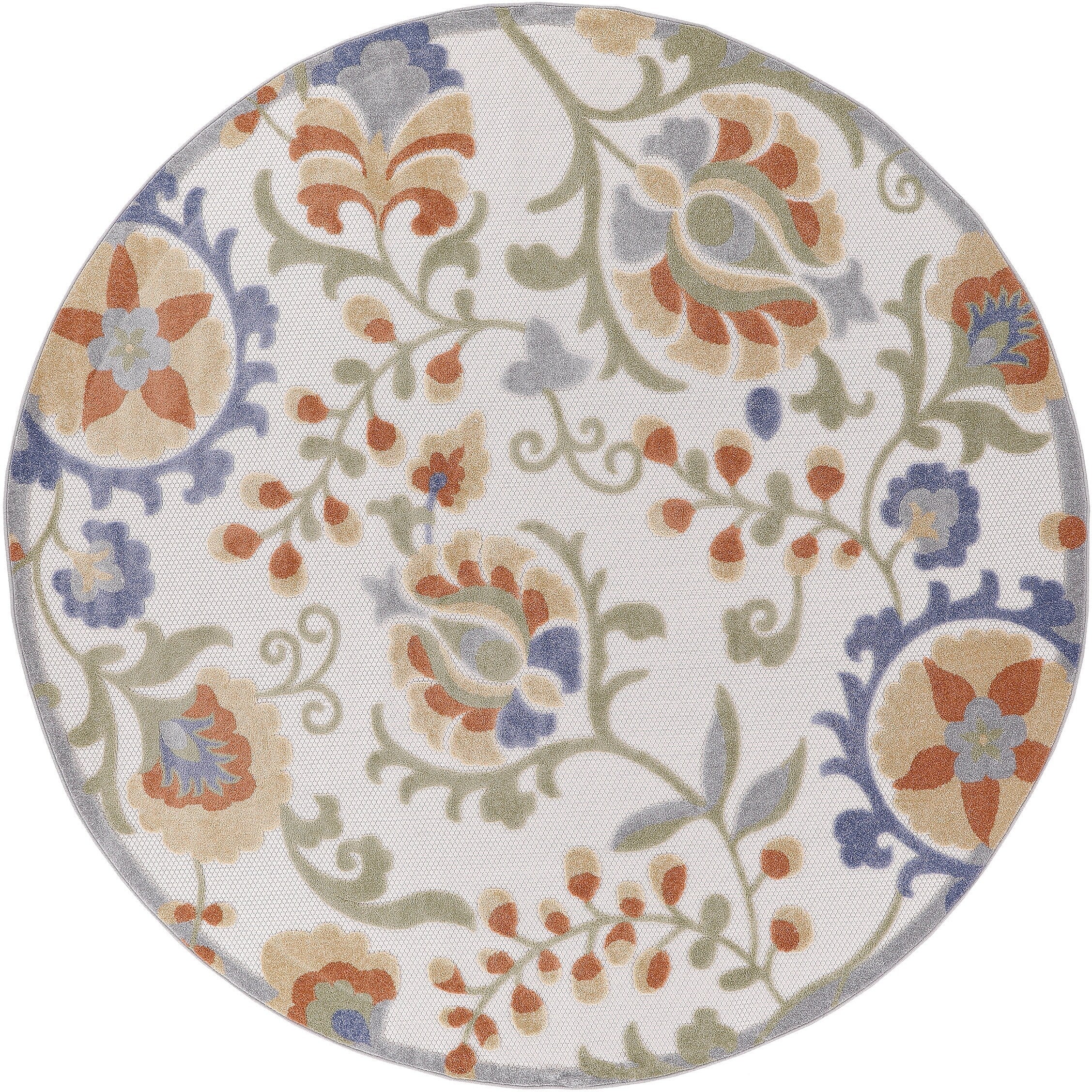 Nourison Alice Indoor/Outdoor Floral Area Rug