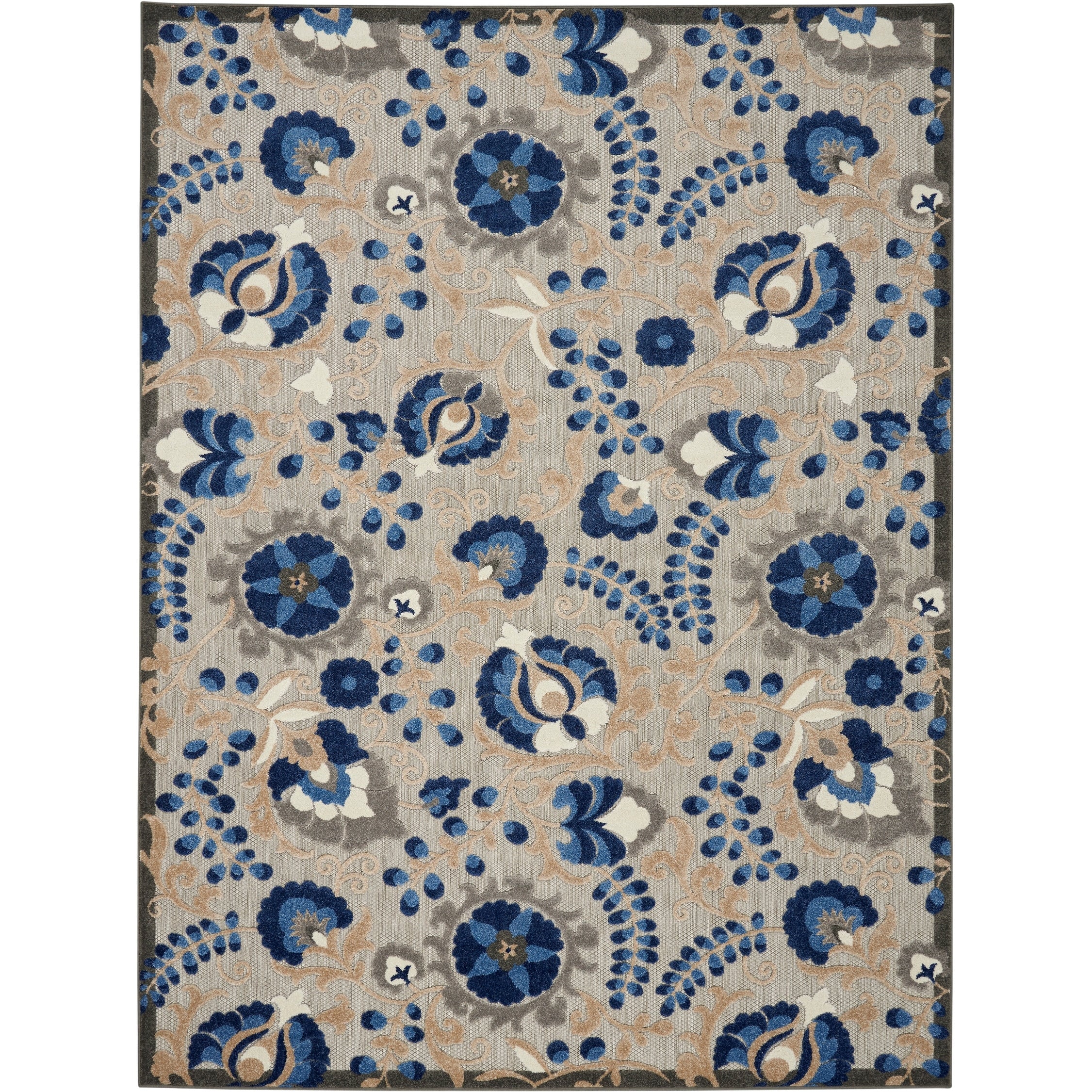 Nourison Alice Indoor/Outdoor Floral Area Rug