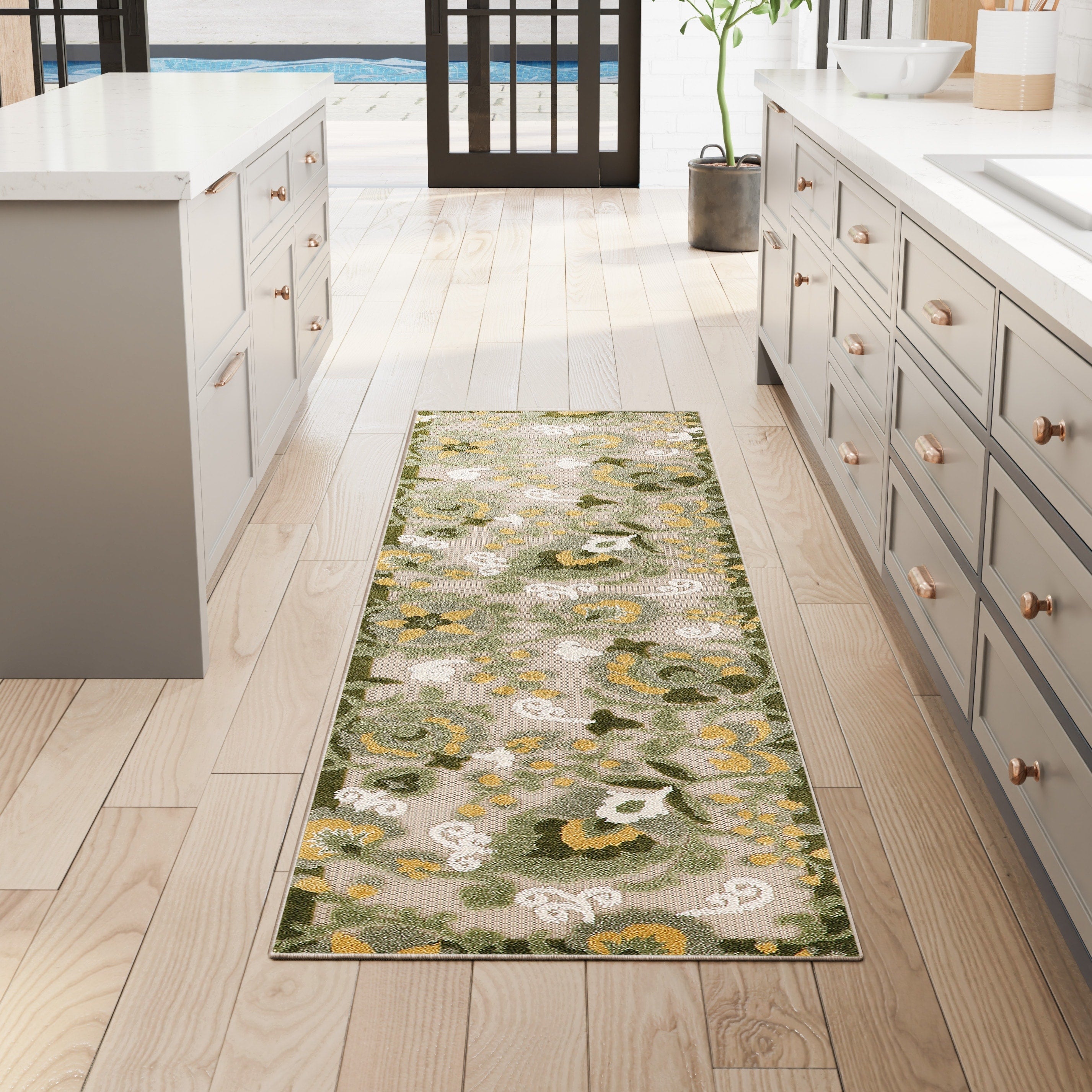 Nourison Alice Indoor/Outdoor Floral Area Rug