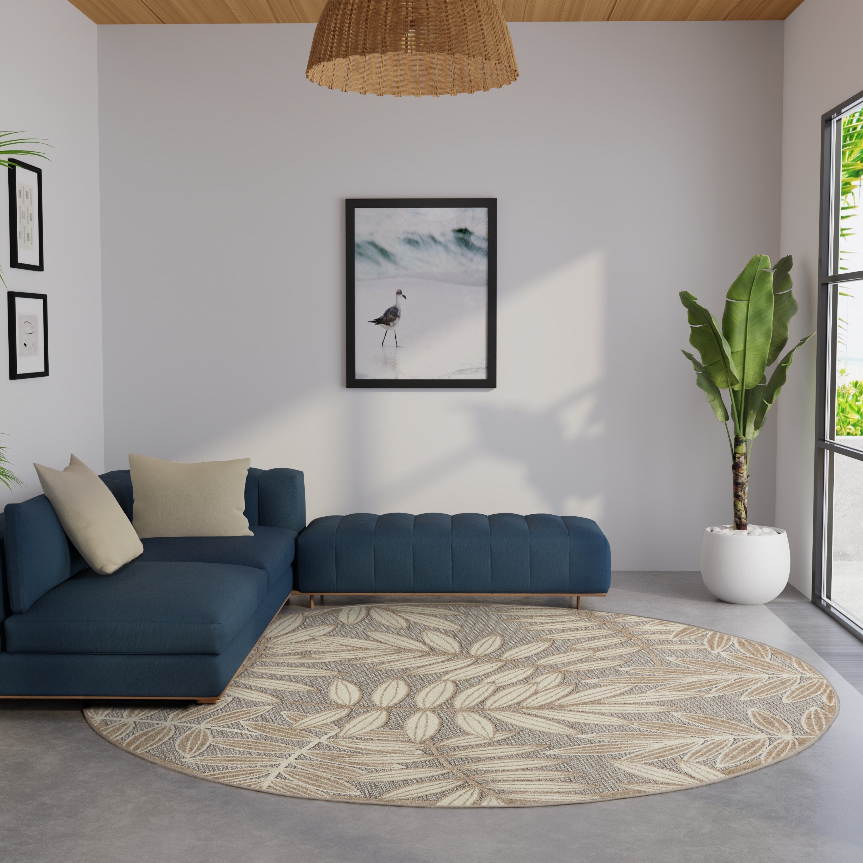 Nourison Alice Indoor/Outdoor Floral Area Rug