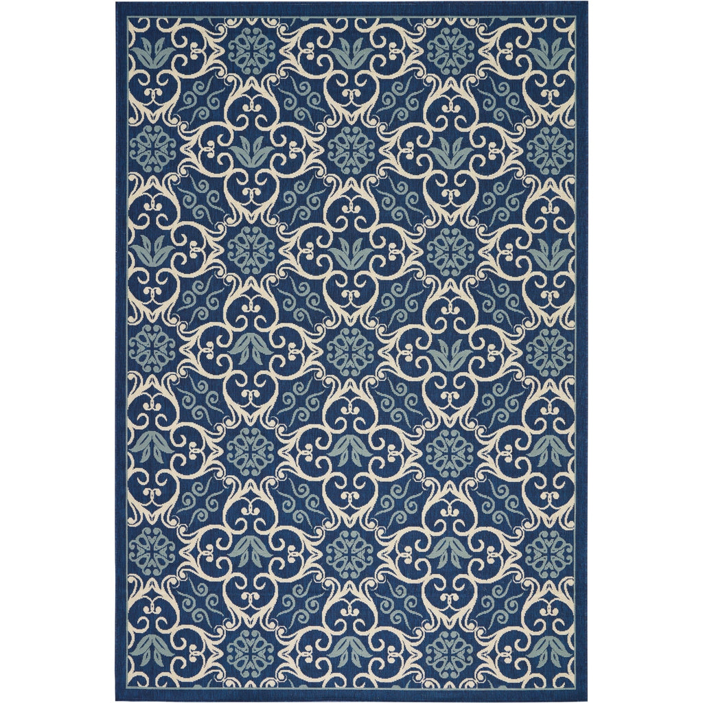 Nourison Caribbean Floral Geometric Indoor/Outdoor Area Rug