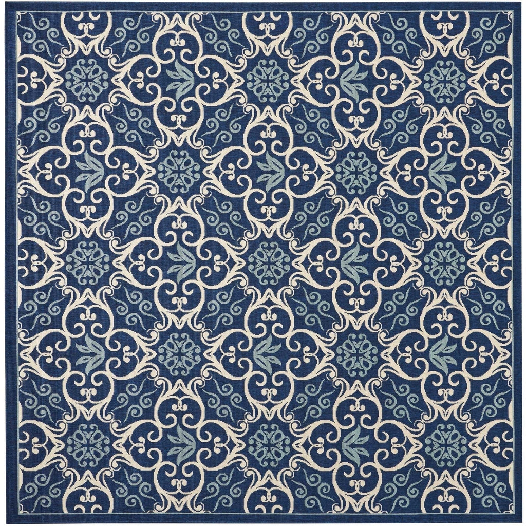 Nourison Caribbean Floral Geometric Indoor/Outdoor Area Rug