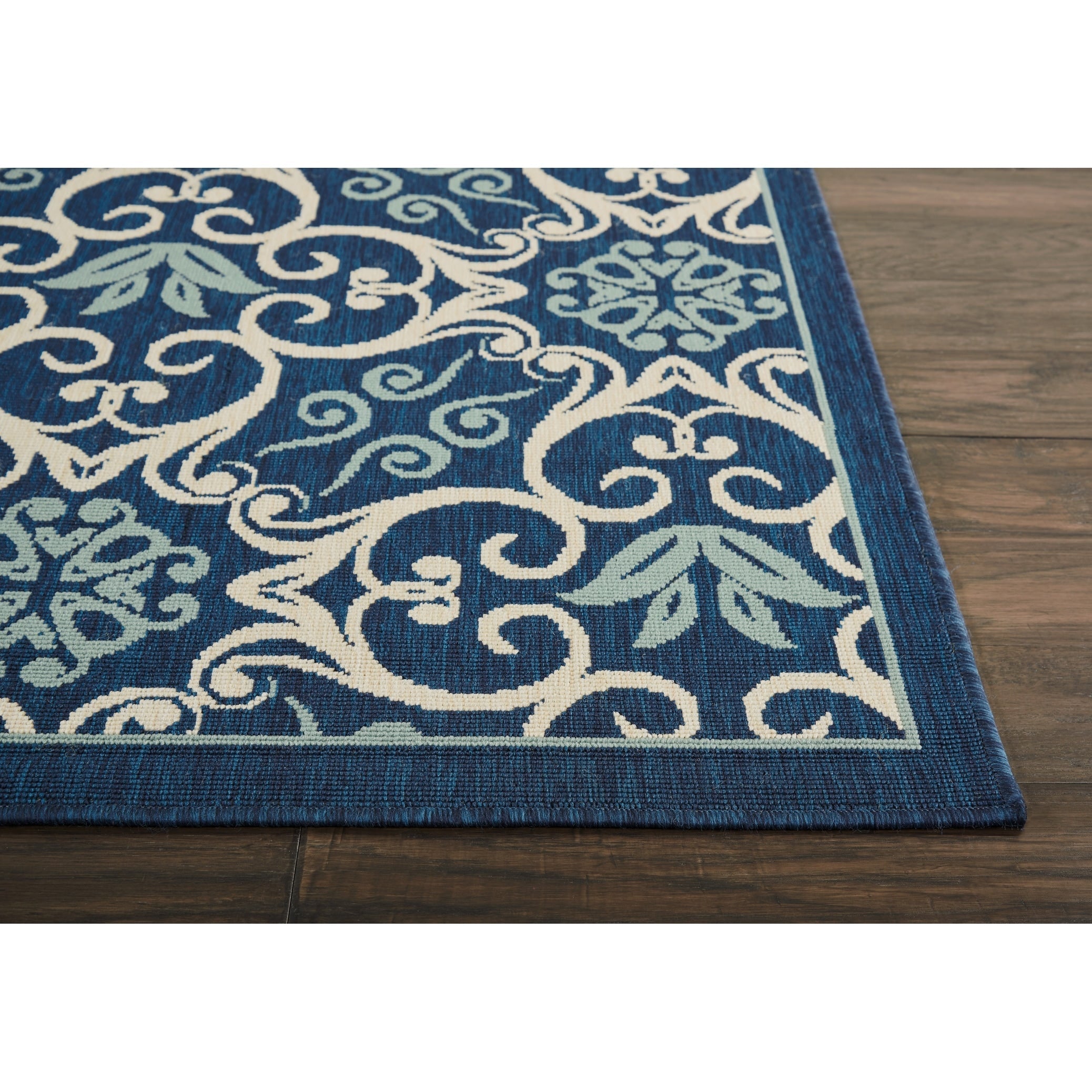 Nourison Caribbean Floral Geometric Indoor/Outdoor Area Rug
