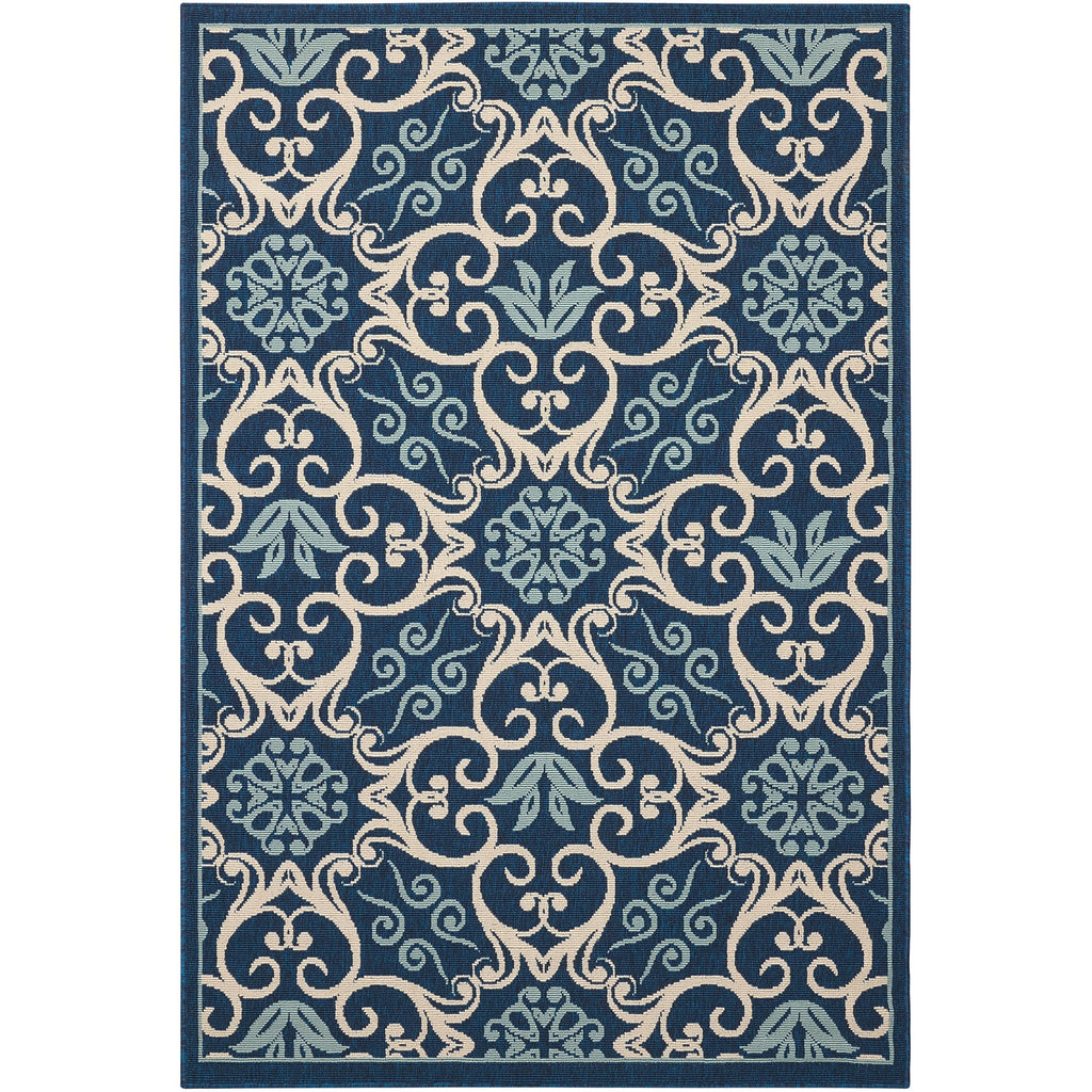 Nourison Caribbean Floral Geometric Indoor/Outdoor Area Rug