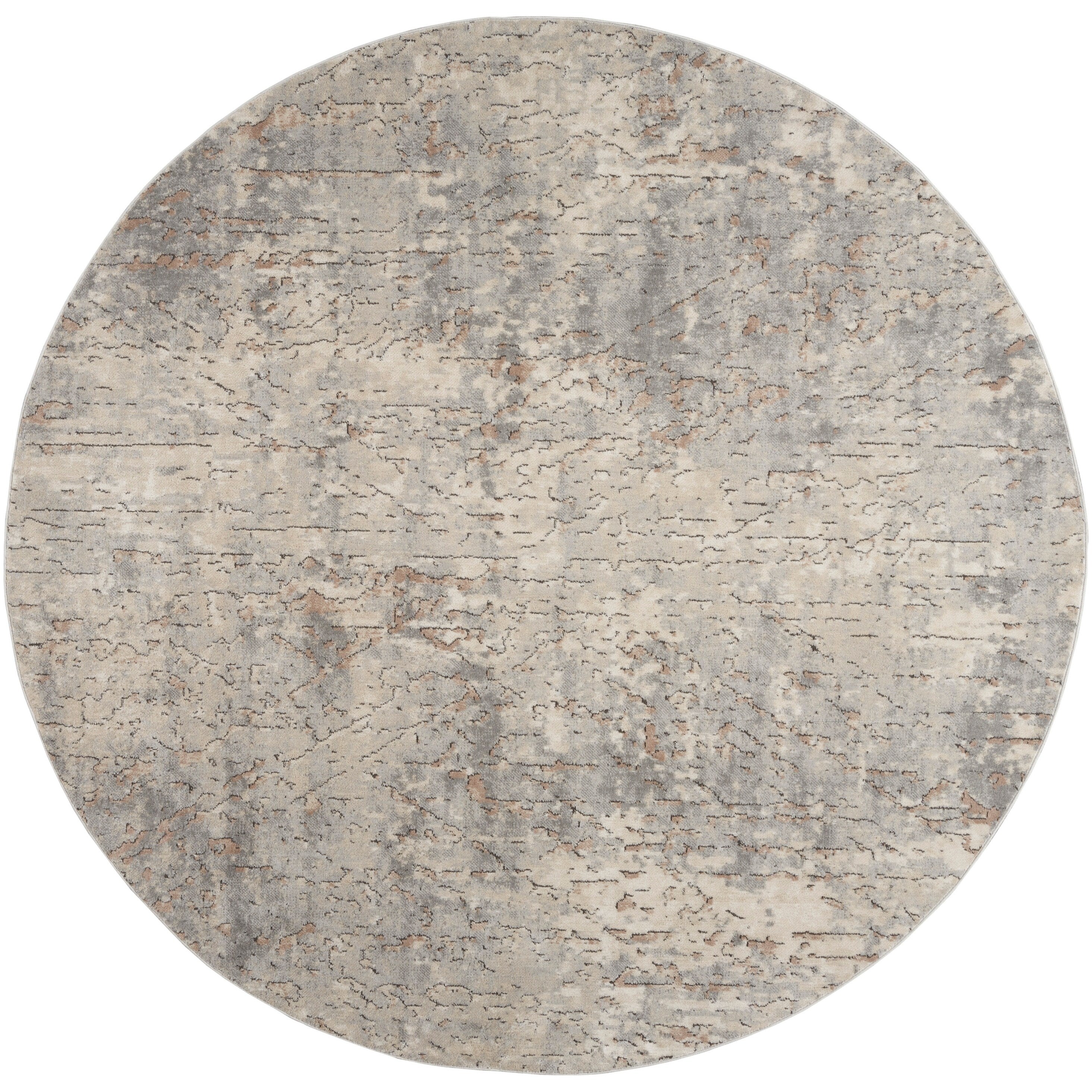 Tapis Nourison Concerto à motifs abstraits beige et gris vieilli