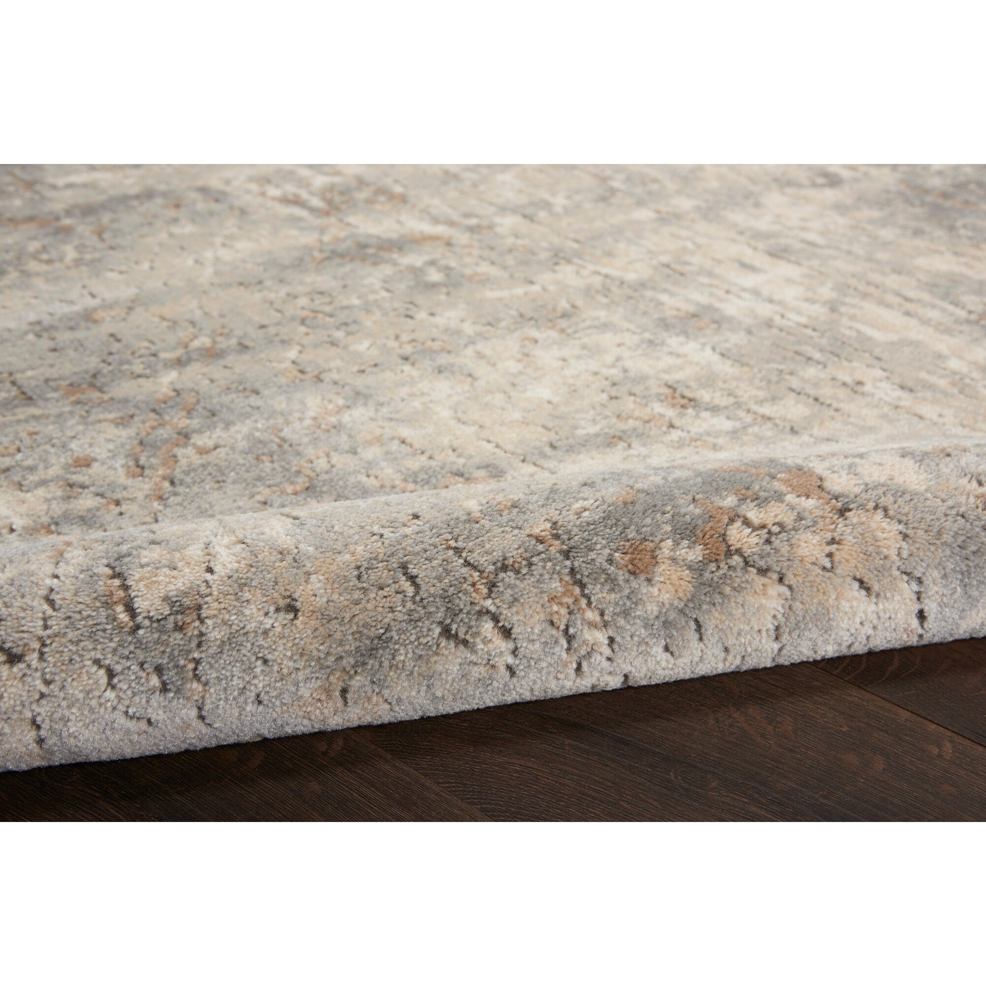 Tapis Nourison Concerto à motifs abstraits beige et gris vieilli