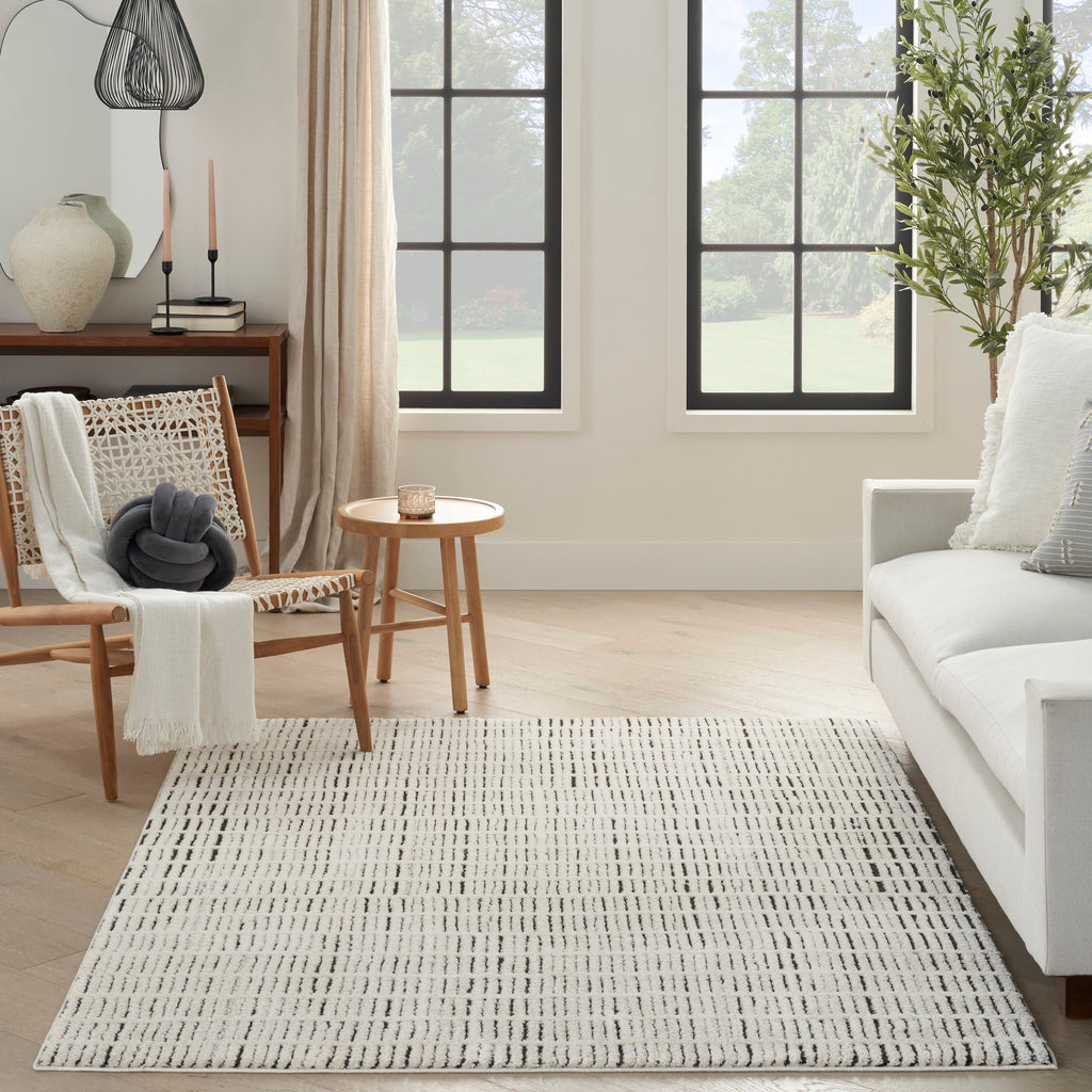 Tapis d'intérieur moderne et confortable Nourison à motifs abstraits