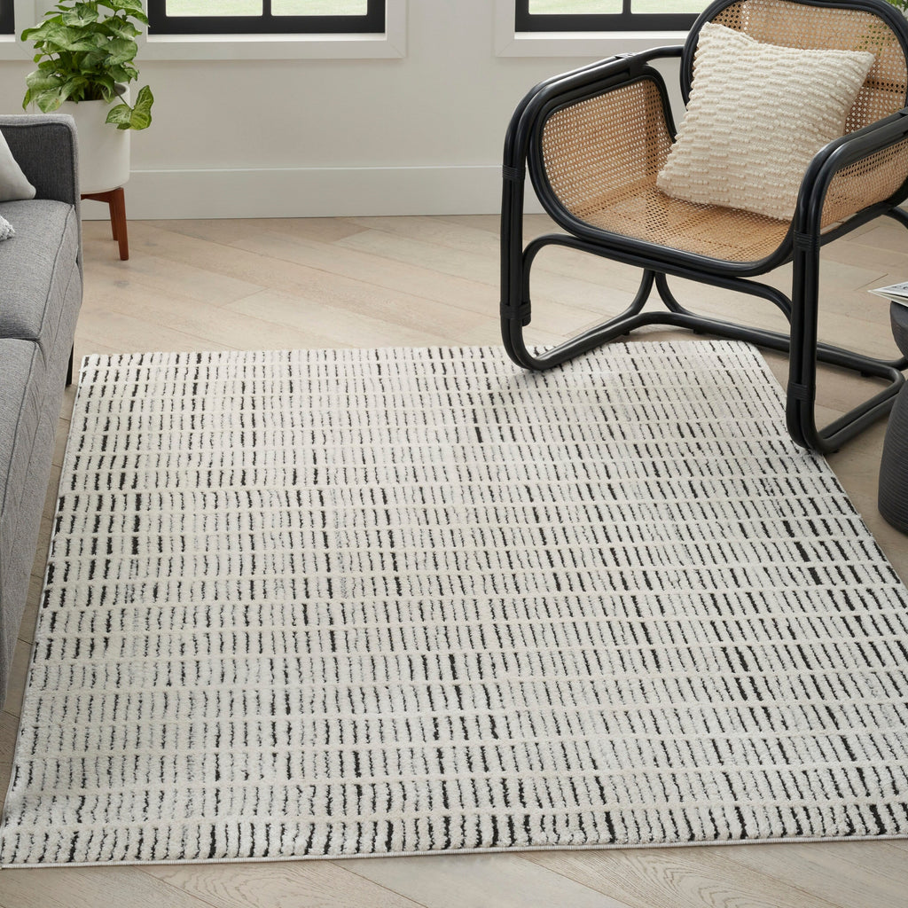 Tapis d'intérieur moderne et confortable Nourison à motifs abstraits