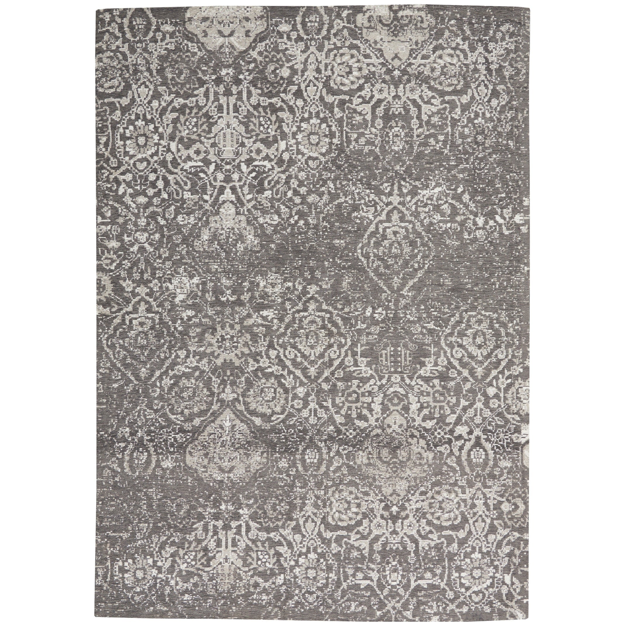 Tapis contemporain Nourison Damas vieilli