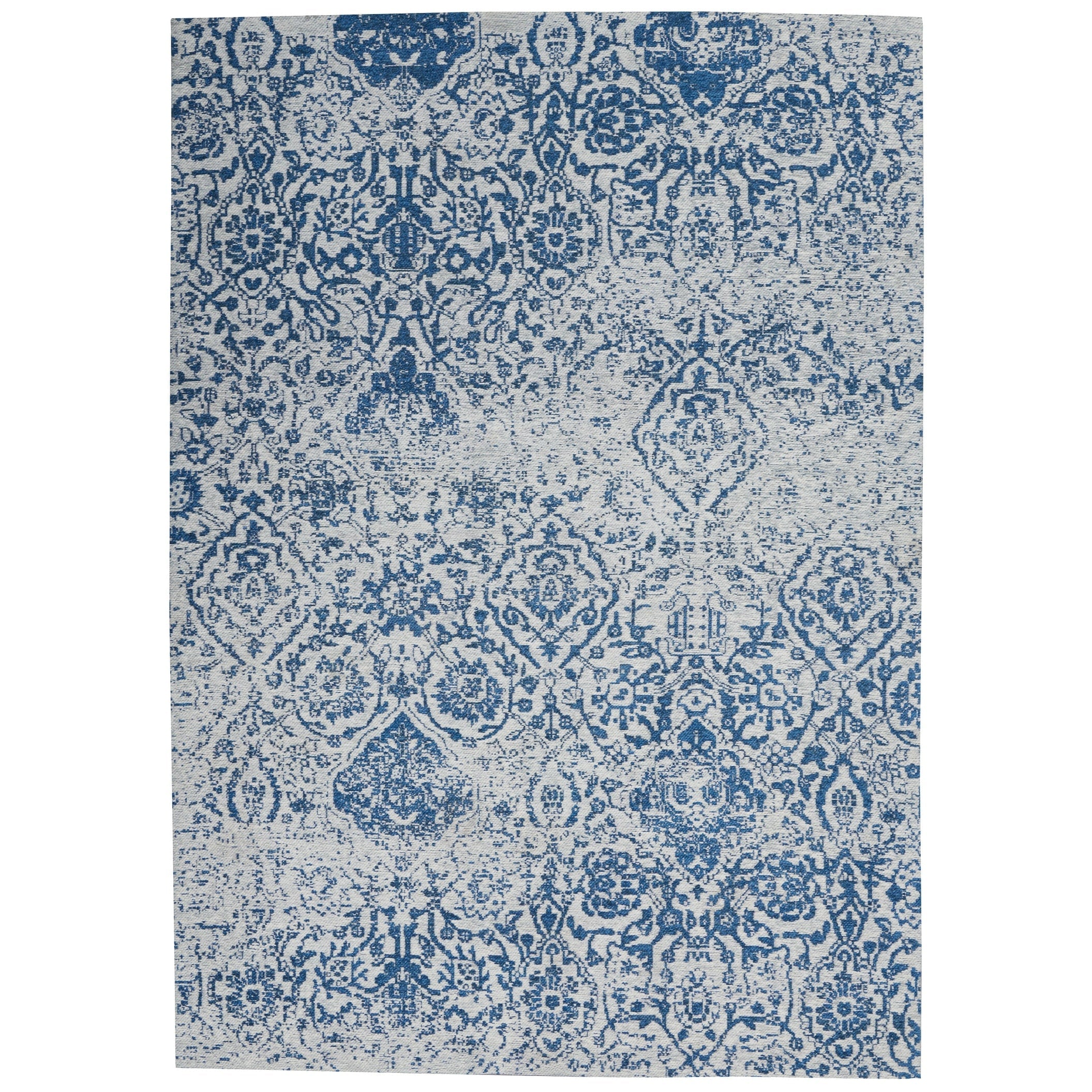 Tapis contemporain Nourison Damas vieilli