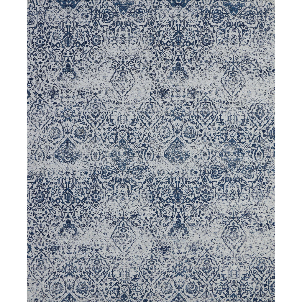 Tapis contemporain Nourison Damas vieilli